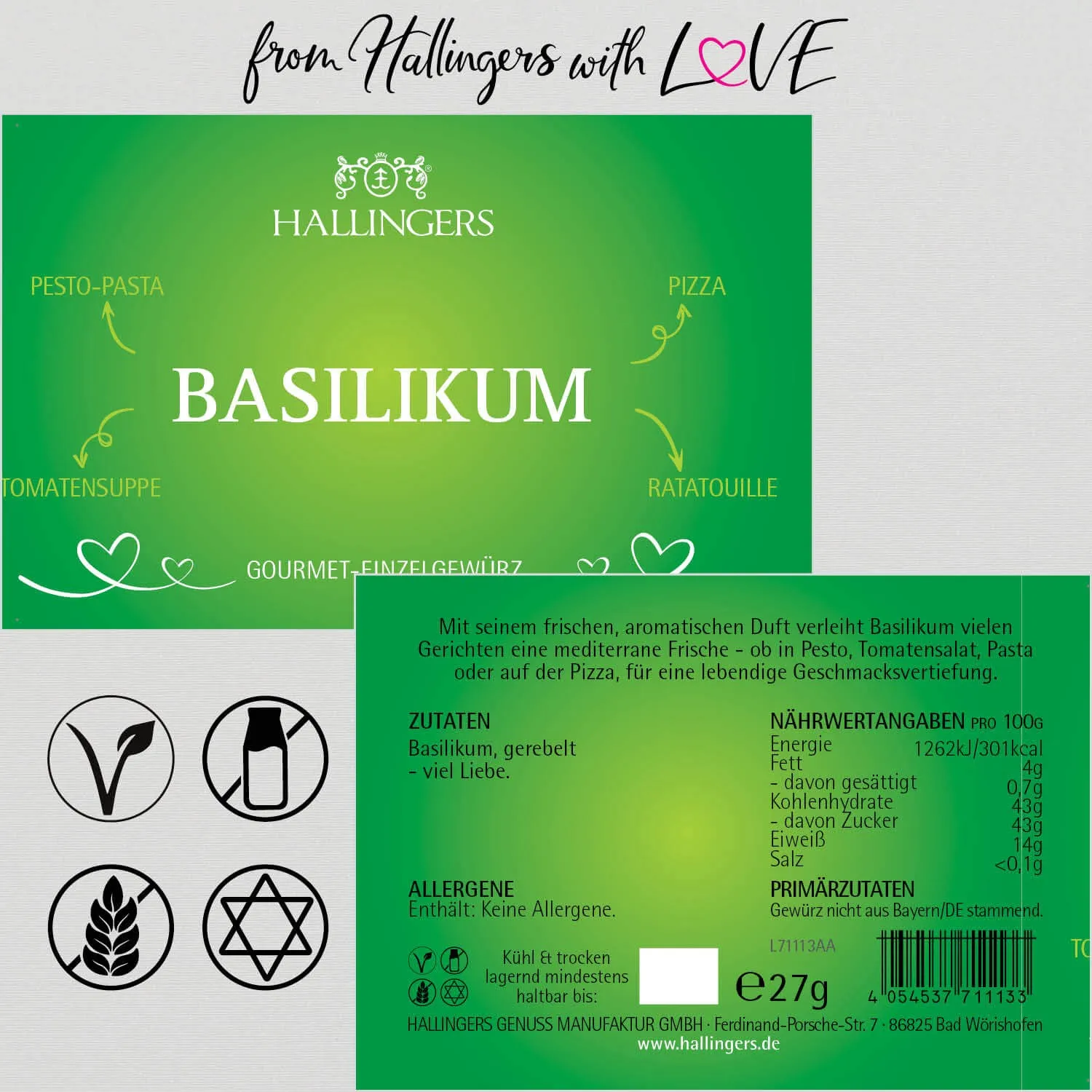 Basilikum (Einzelgewürz)