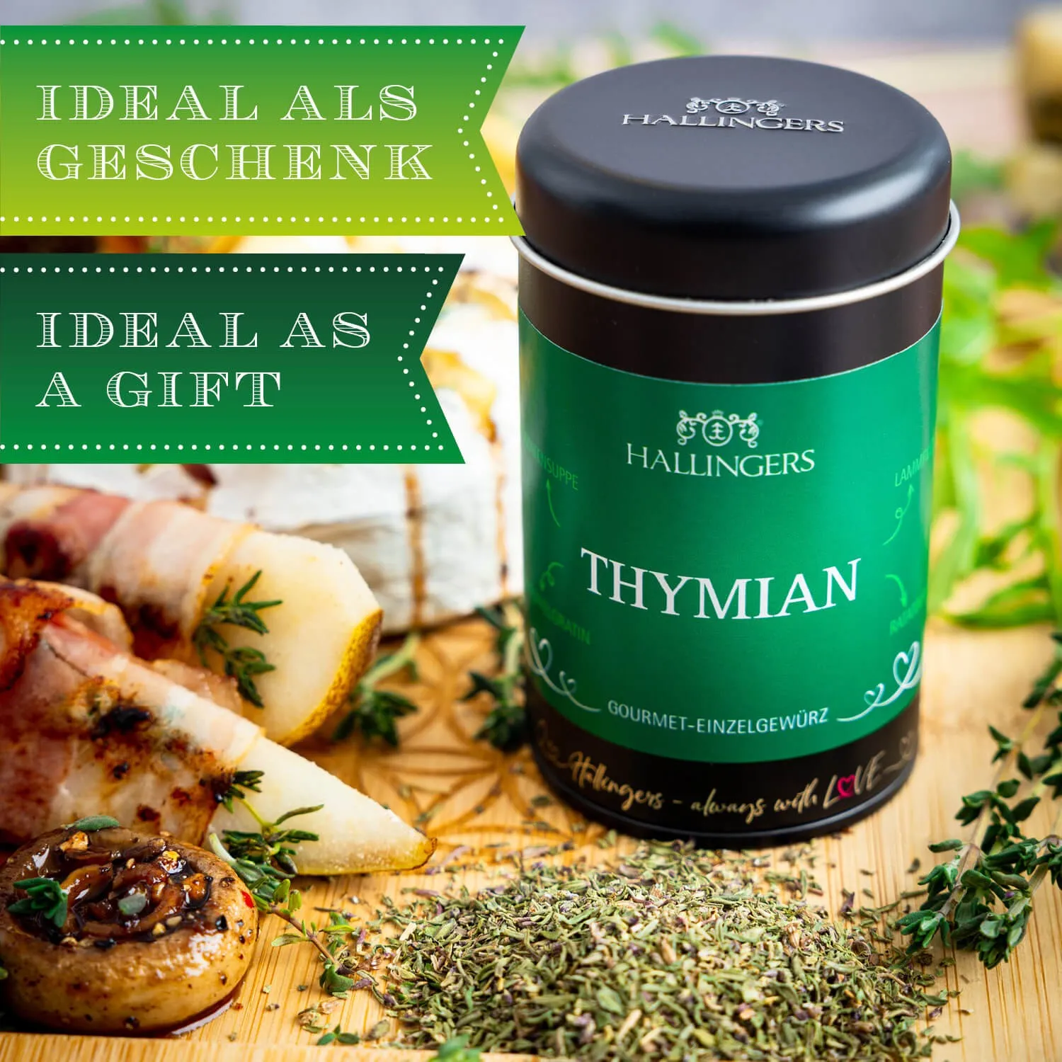 Die Verpackungsdesigns von Hallingers sind international ausgezeichnet (u.a. Red Dot Design Award, German Design Award Special Mention)