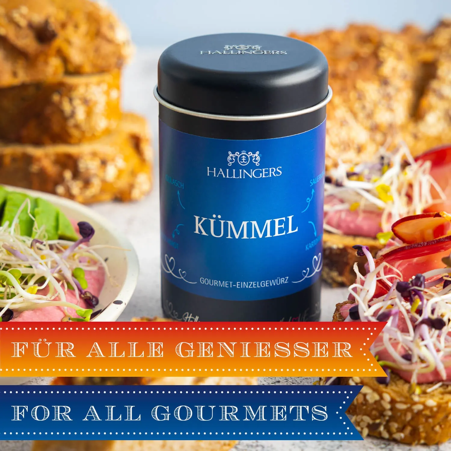 Die Verpackungsdesigns von Hallingers sind international ausgezeichnet (u.a. Red Dot Design Award, German Design Award Special Mention)