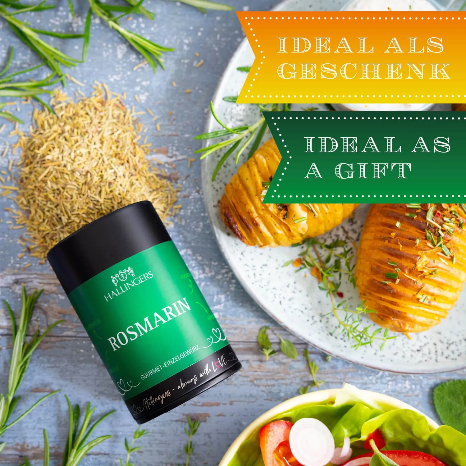 Die Verpackungsdesigns von Hallingers sind international ausgezeichnet (u.a. Red Dot Design Award, German Design Award Special Mention)