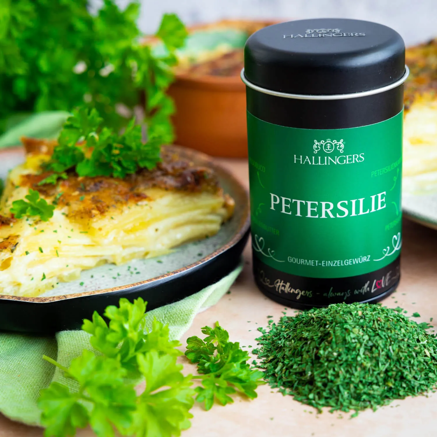 Feinste Gourmet-Gewürzmischung zu Weihnachten von Hallingers - in der edlen Aromadose luftdicht lange haltbar