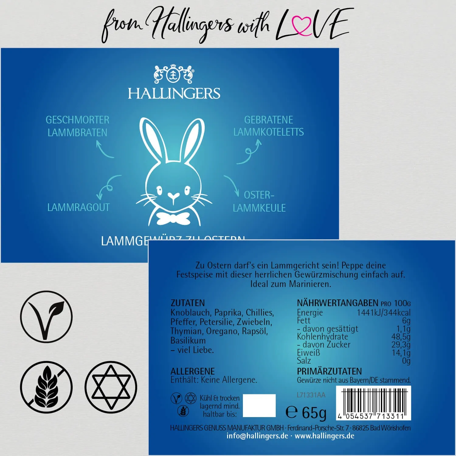 Lammgewürz zu Ostern (Gewürzmischung)