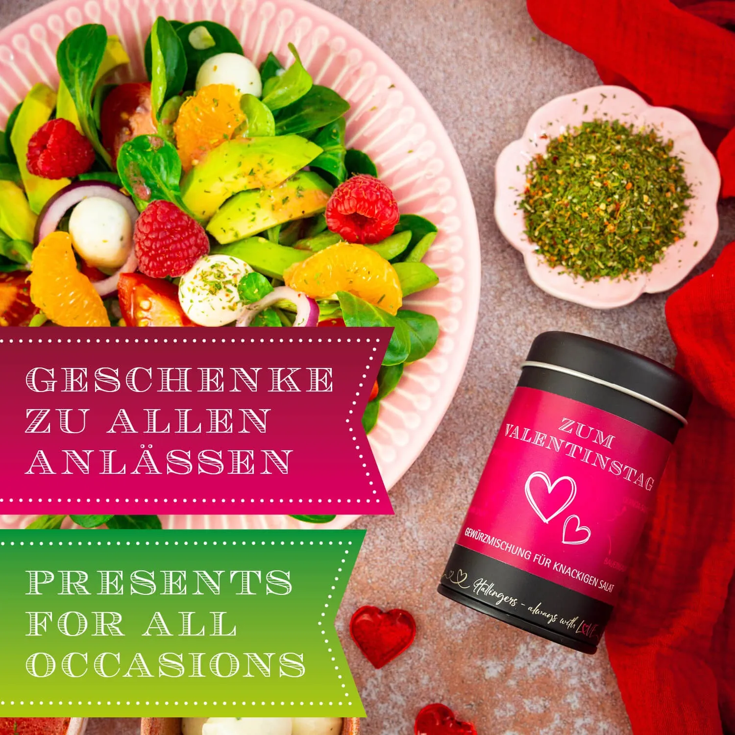 Die Verpackungsdesigns von Hallingers sind international ausgezeichnet (u.a. Red Dot Design Award, German Design Award Special Mention).