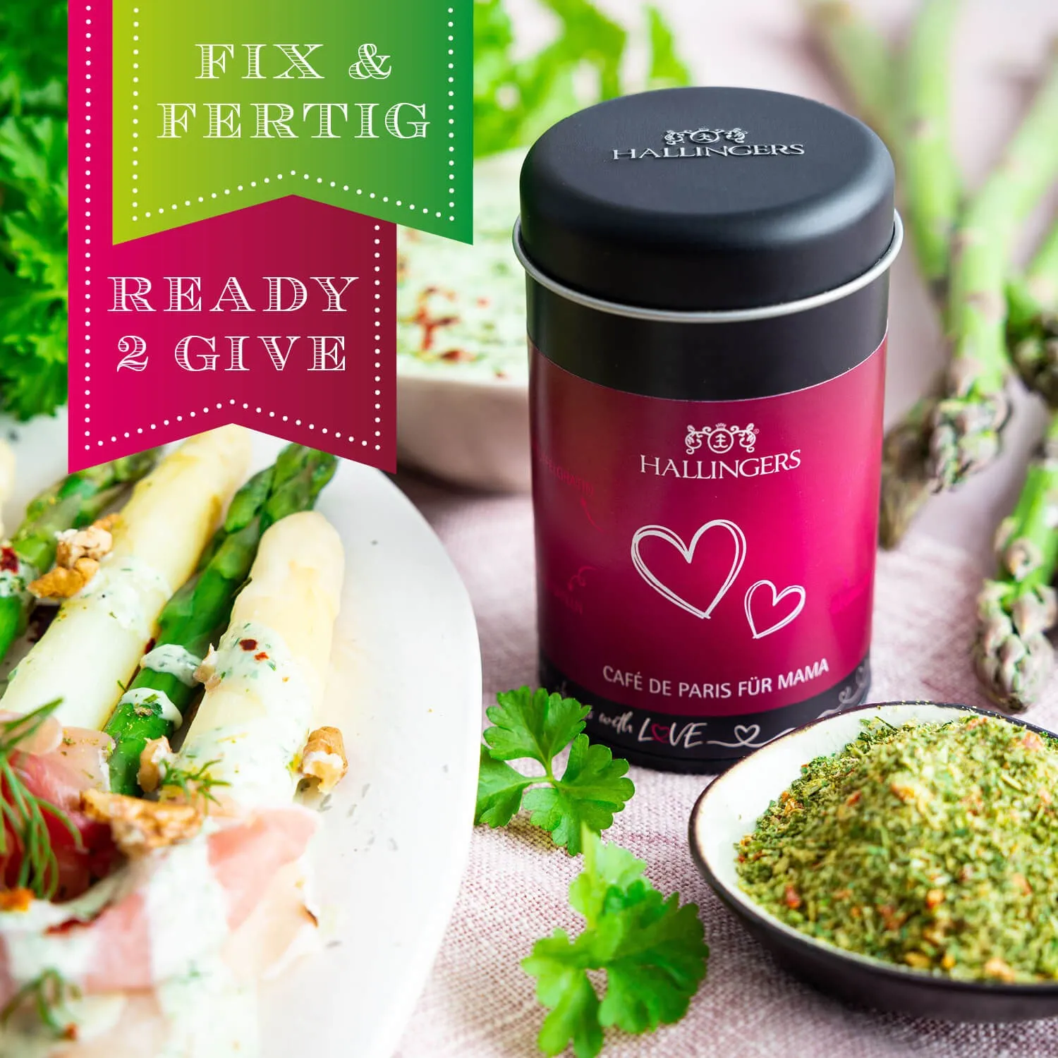 Die Verpackungsdesigns von Hallingers sind international ausgezeichnet (u.a. Red Dot Design Award, German Design Award Special Mention)