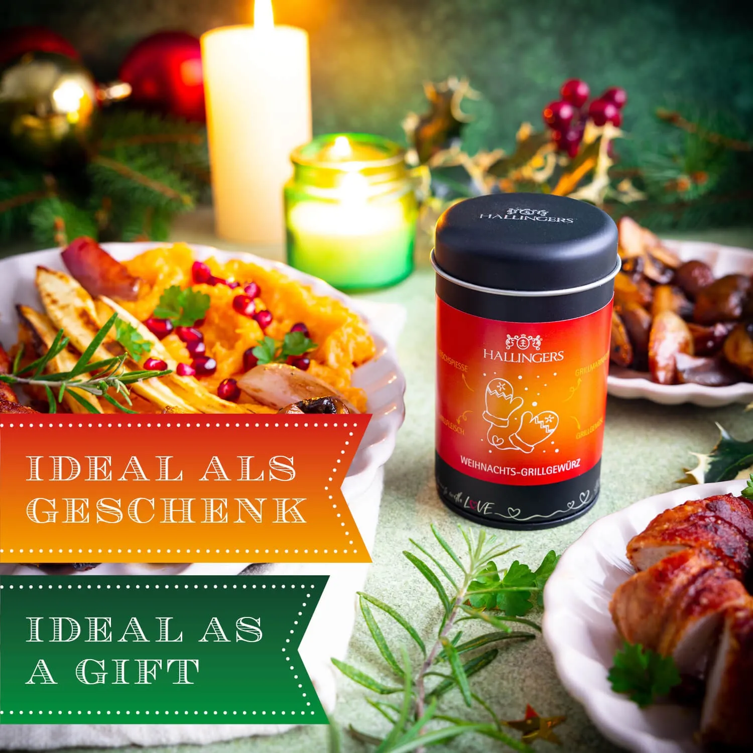 Die Verpackungsdesigns von Hallingers sind international ausgezeichnet (u.a. Red Dot Design Award, German Design Award Special Mention).