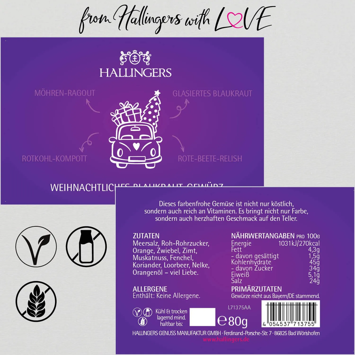 Weihnachtliches Blaukraut Gewürz (Gewürzmischung)