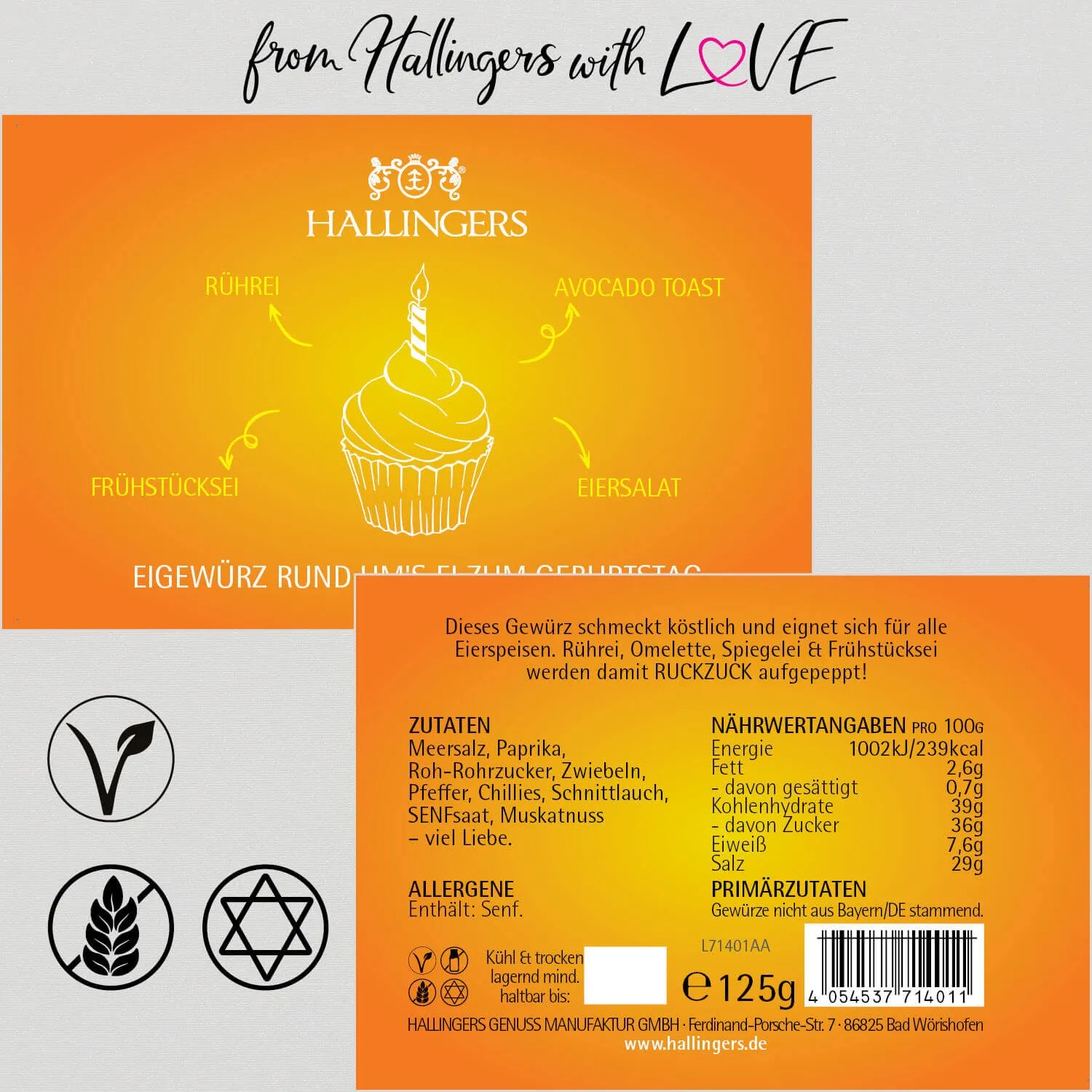 Zum Geburtstag - yellow (Gewürzmischung)