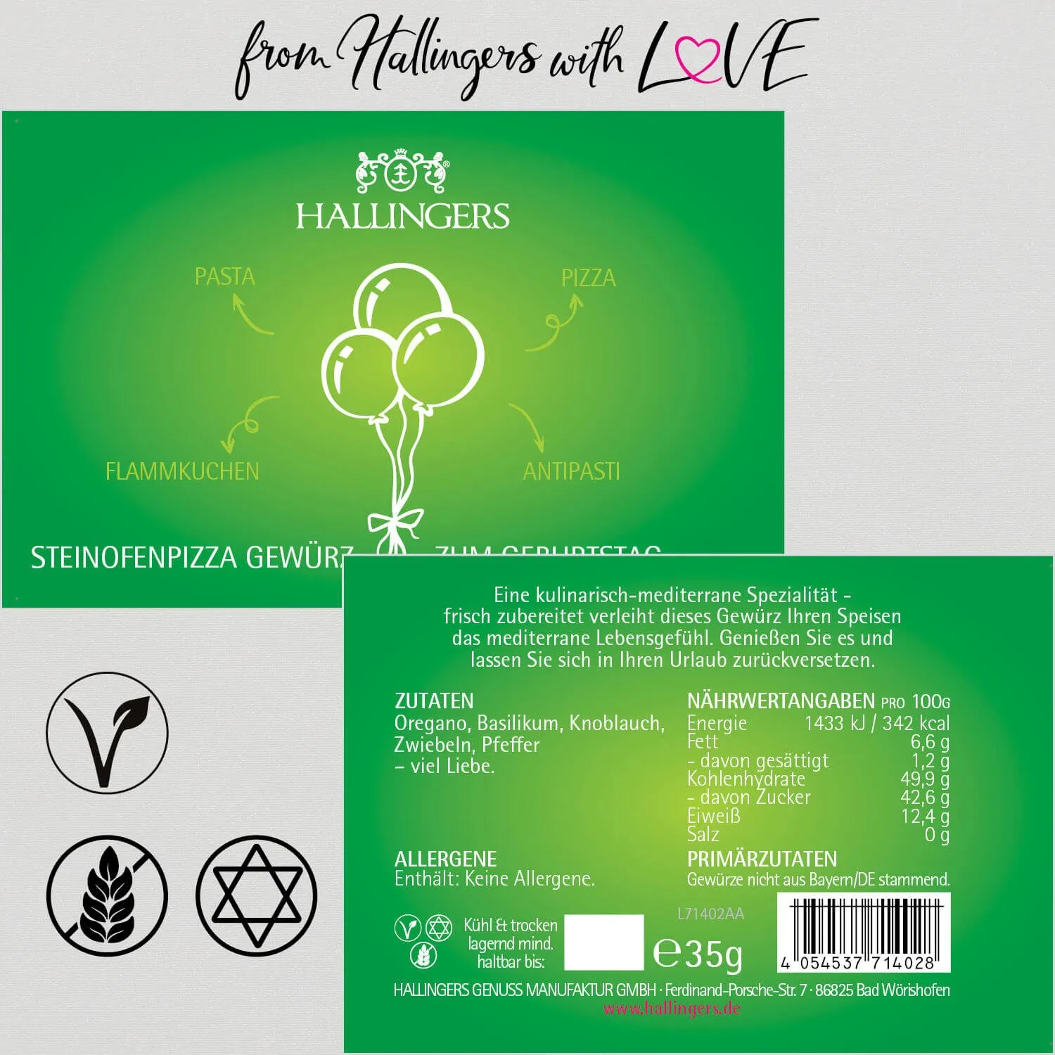 Zum Geburtstag - green (Gewürzmischung)