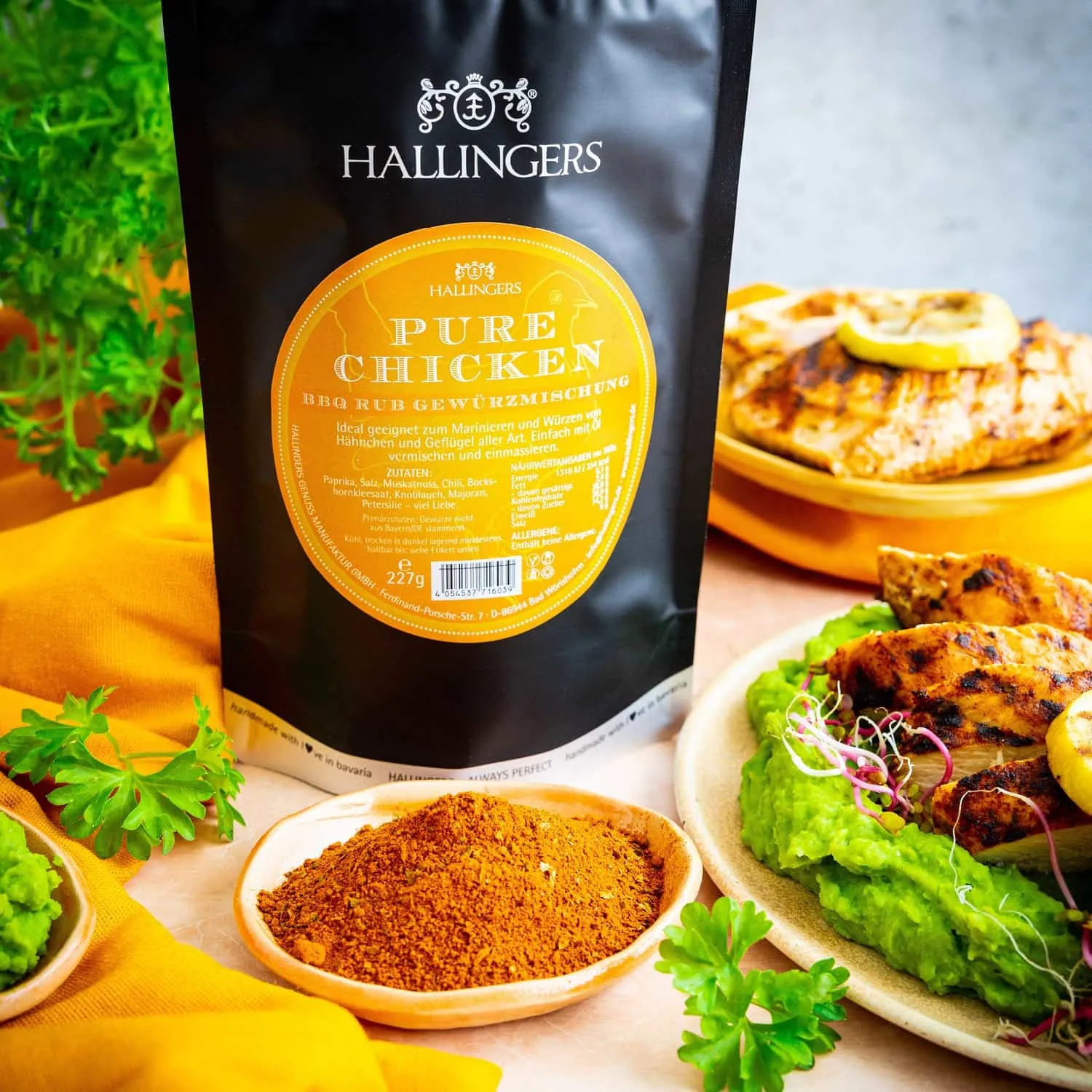 Feinste Gourmet-Gewürzmischung zu Weihnachten von Hallingers - in der edlen Aromadose luftdicht lange haltbar