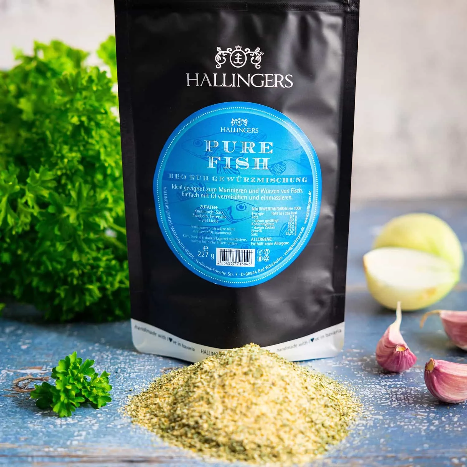 Feinste Gourmet-Gewürzmischung zu Weihnachten von Hallingers - in der edlen Aromadose luftdicht lange haltbar