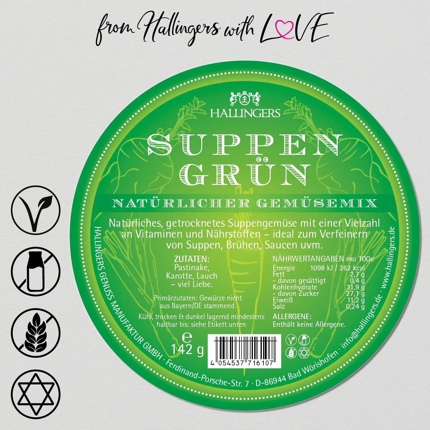 Suppengrün (Gemüsemischung)