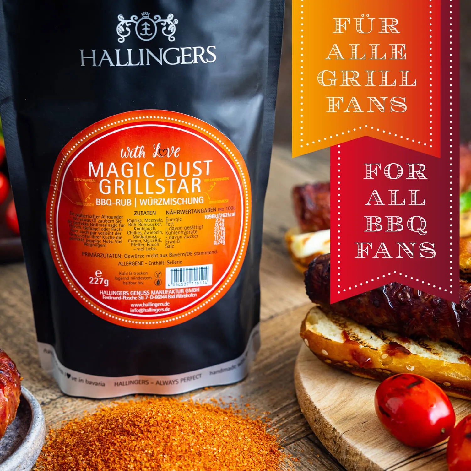 Hallingers ist bekannt für seine herausragende Qualität und wurde mit verschiedenen Designpreisen ausgezeichnet.