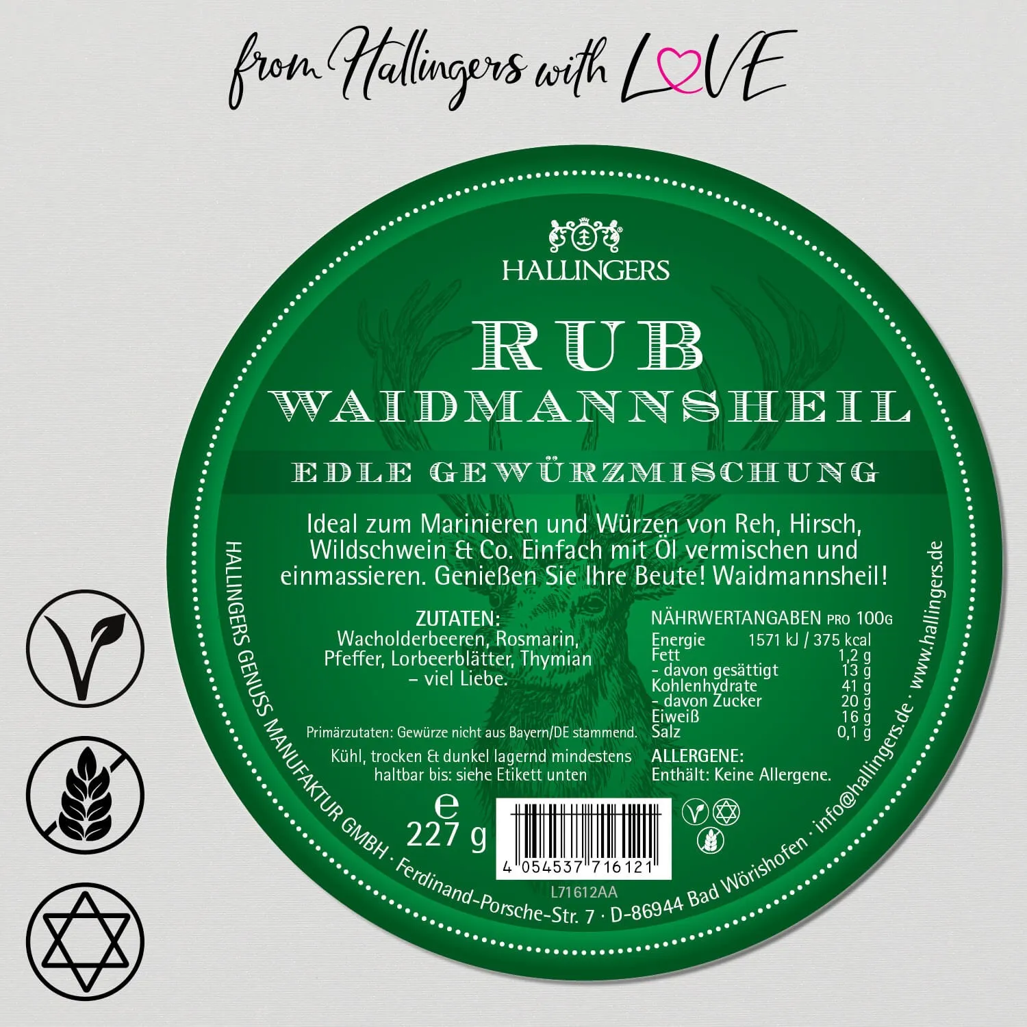 Waidmannsheil Rub (Gewürzmischung)