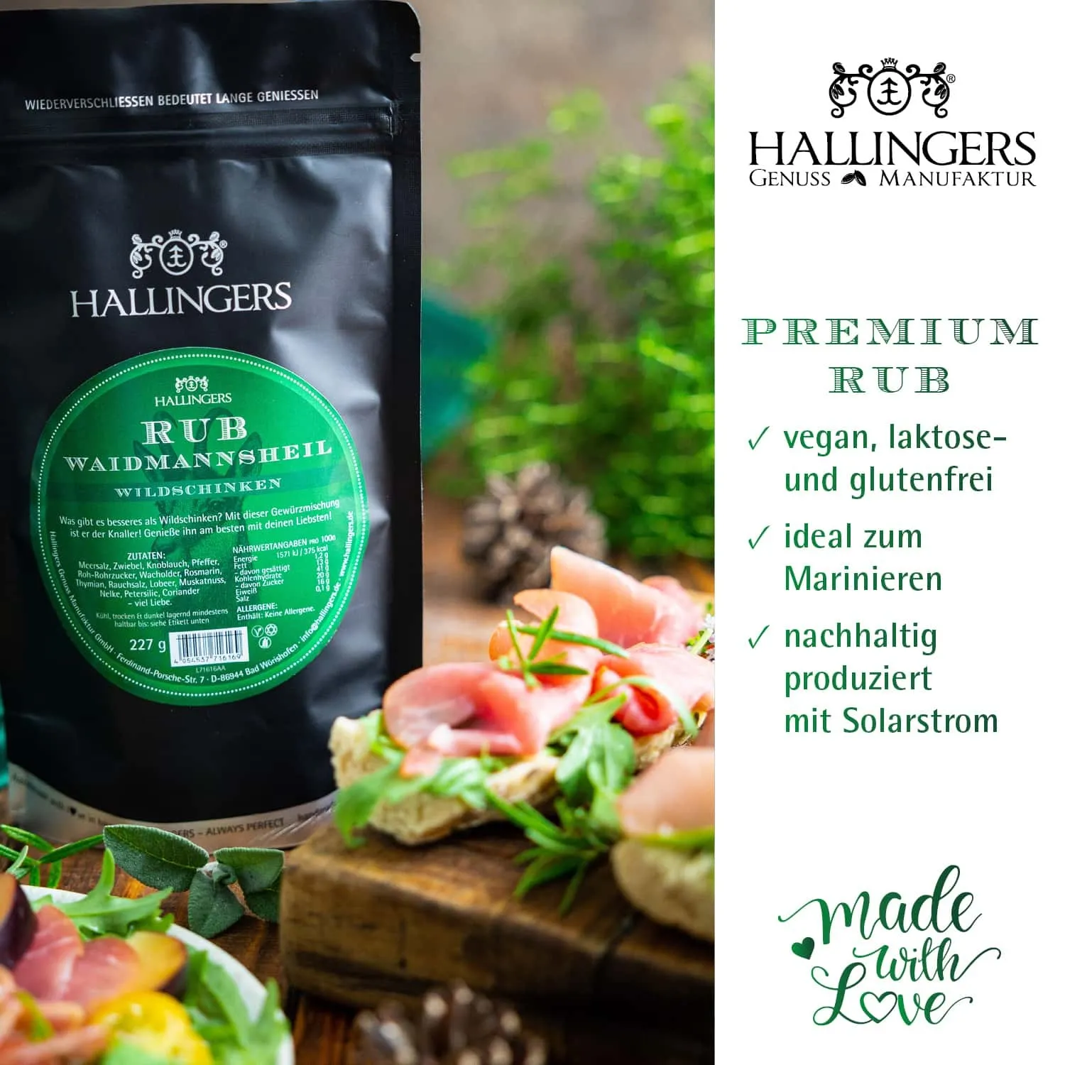 GEWÜRZ-RUB IM AROMA-BEUTEL - Gourmet-BBQ-Gewürz zum Marinieren, Würzen & Grillen, stilvoll verpackt im wertigen Aroma-Beutel. Die besondere Geschenkidee für Grillfans, BBQ-Liebhaber & genussvolle Grillmomente