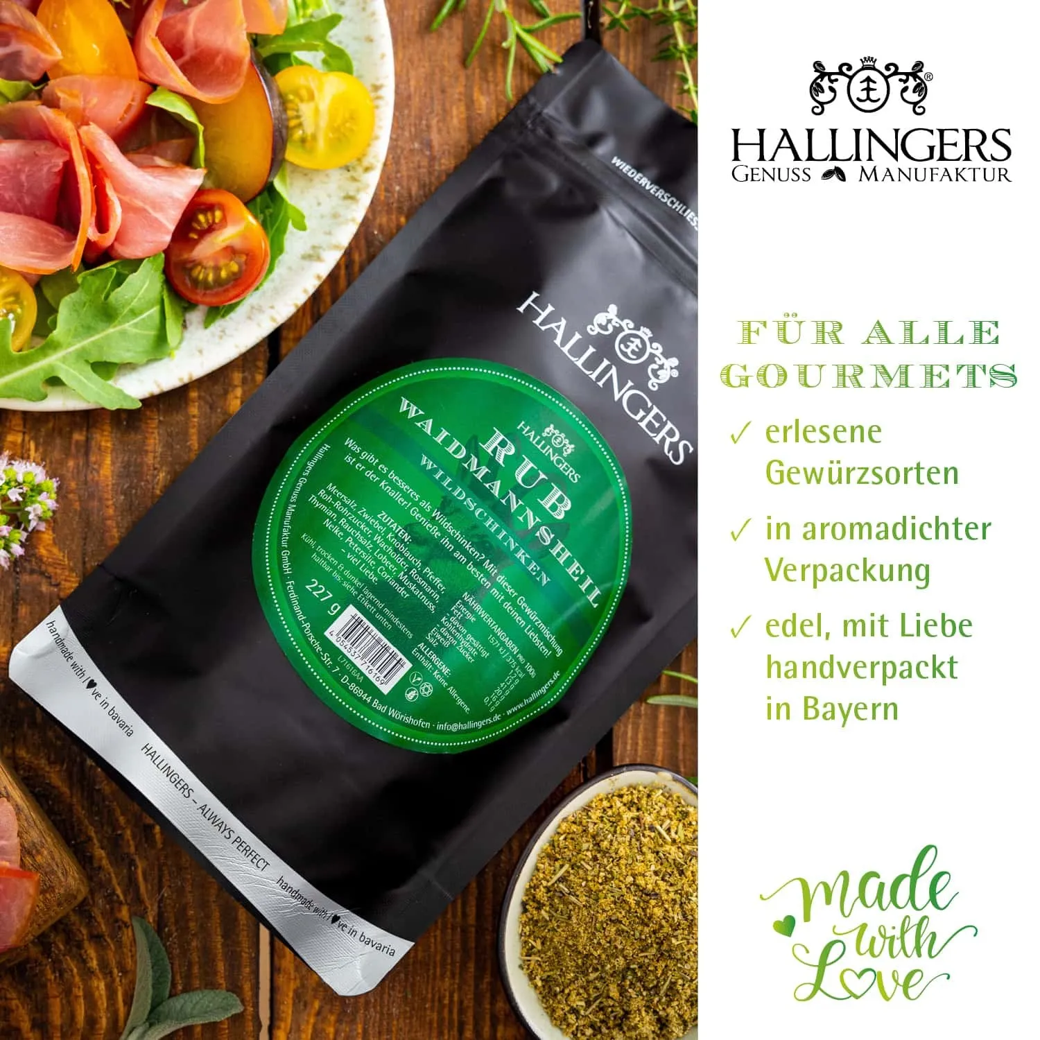 BESONDERS STATT GEWÖHNLICH - Edition \Wildschinken Rub\: Vergiss langweilige Grillgewürze ohne Persönlichkeit - außergewöhnlicher BBQ-Geschmack beginnt dort, wo Qualität, Aroma und Rezeptur wichtiger sind als Marge und Masse