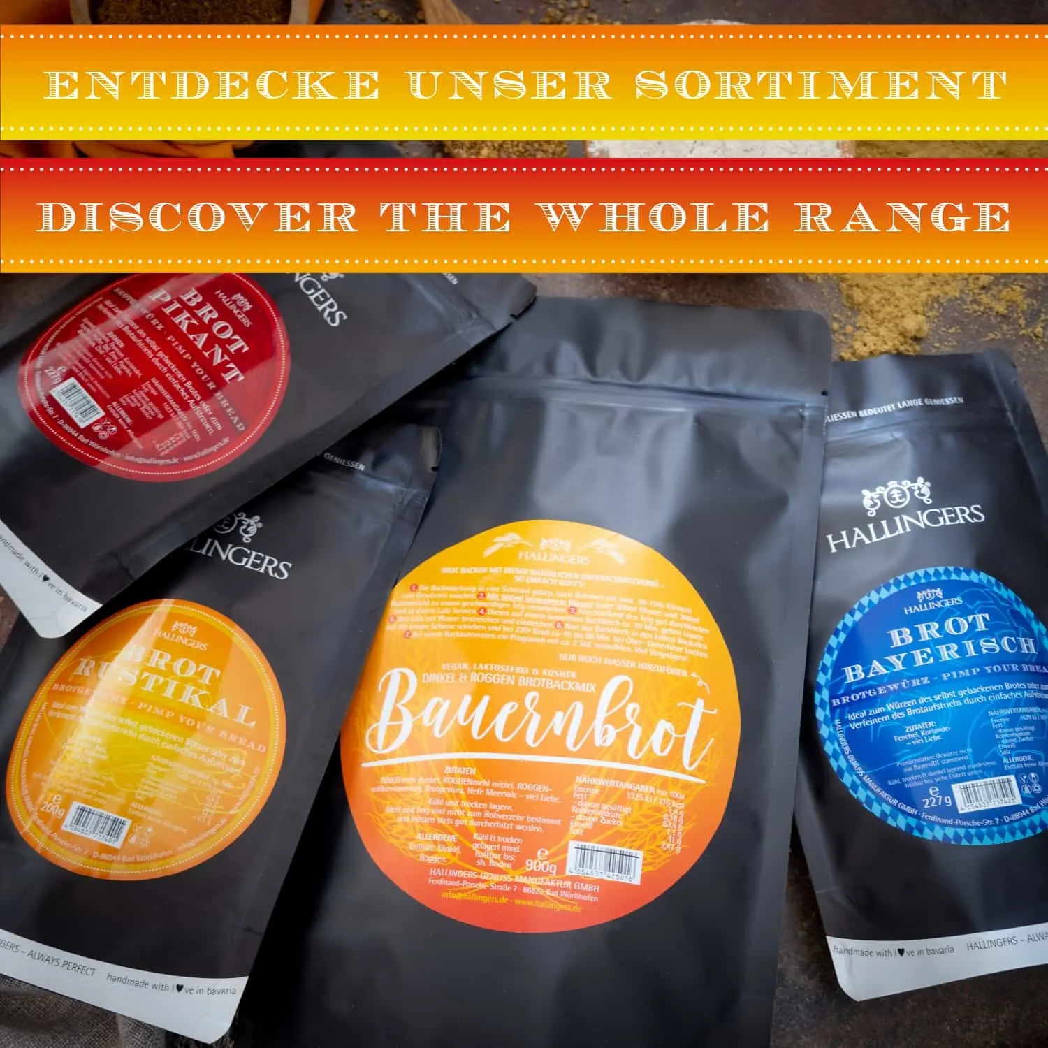 Pimpen Sie ganz schnell und einfach Ihr Brot und verleihen Sie diesem Ihre individuelle, ganz persönliche Note!