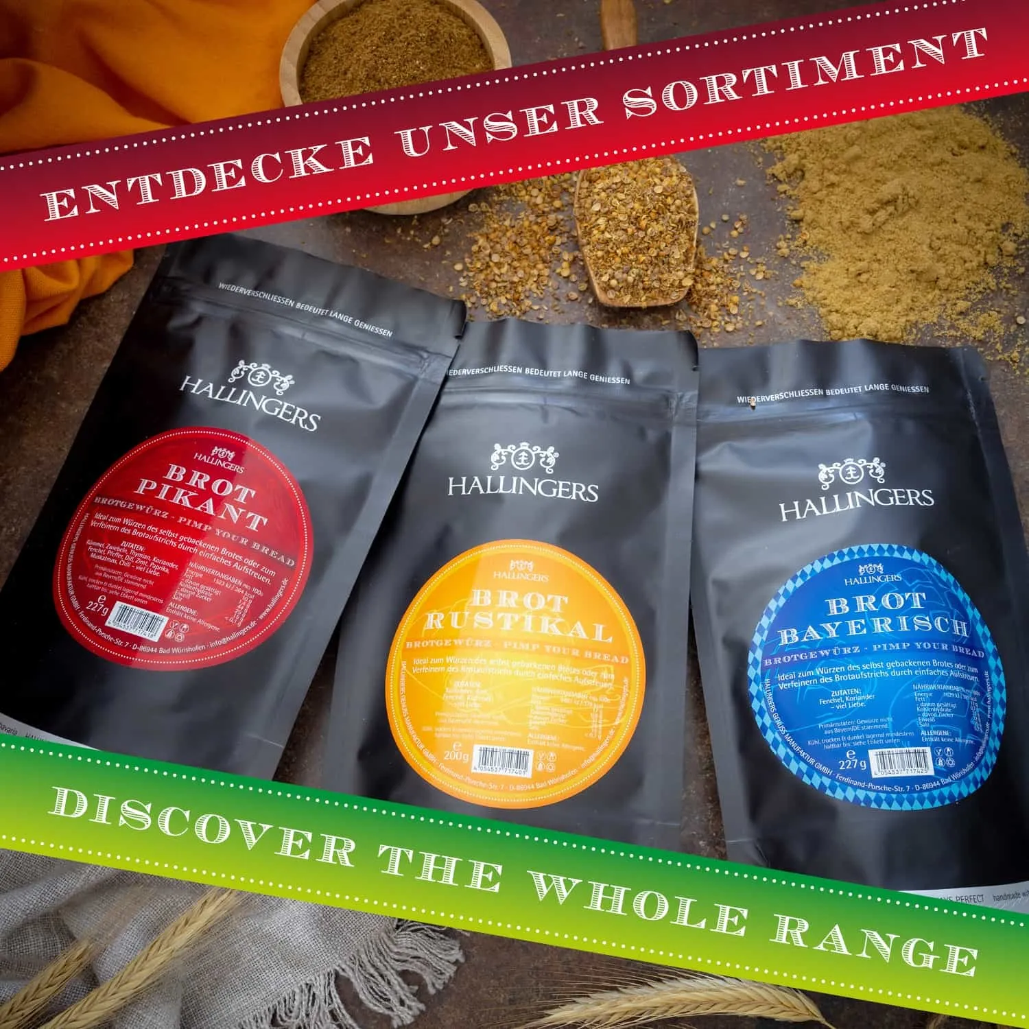 Pimpen Sie ganz schnell und einfach Ihr Brot und verleihen Sie diesem Ihre individuelle, ganz persönliche Note!