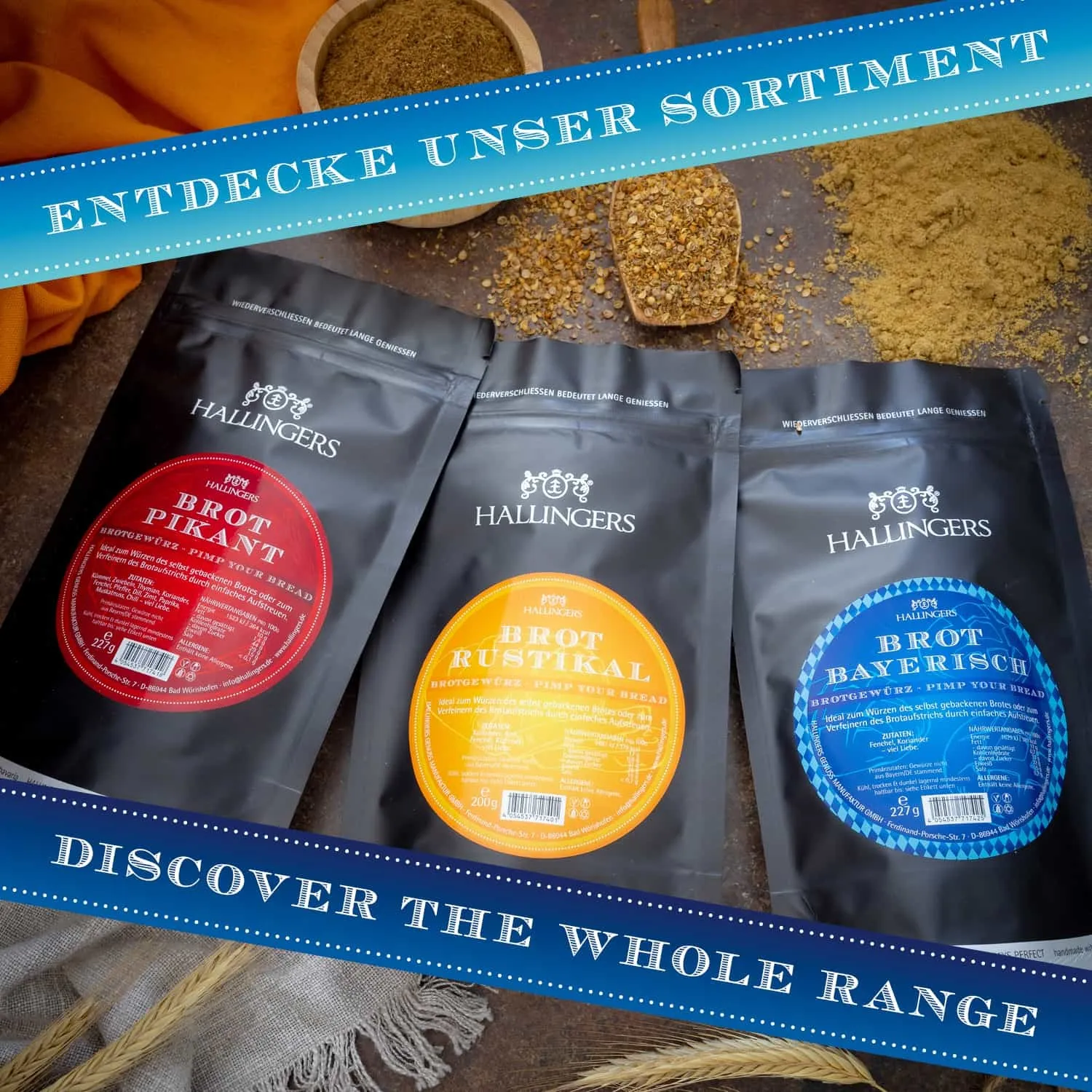 Pimpen Sie ganz schnell und einfach Ihr Brot und verleihen Sie diesem Ihre individuelle, ganz persönliche Note!