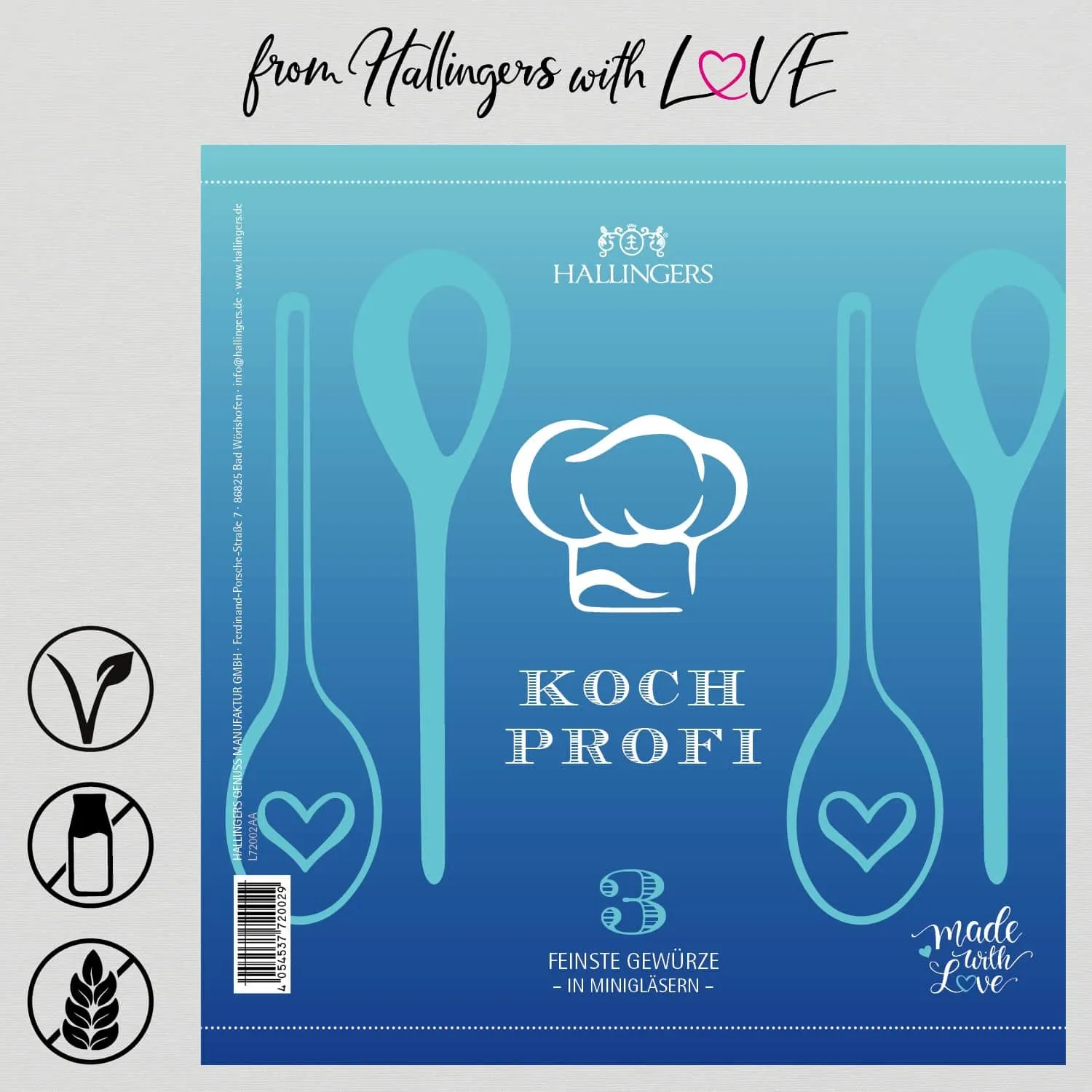 Koch-Profi (3 Gewürze im Glas)