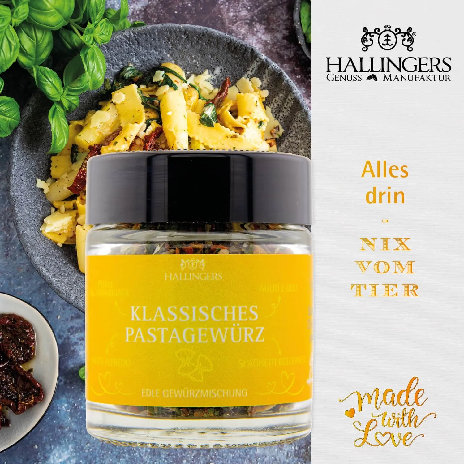 Ohne Zusätze, mit 100 % Geschmack.