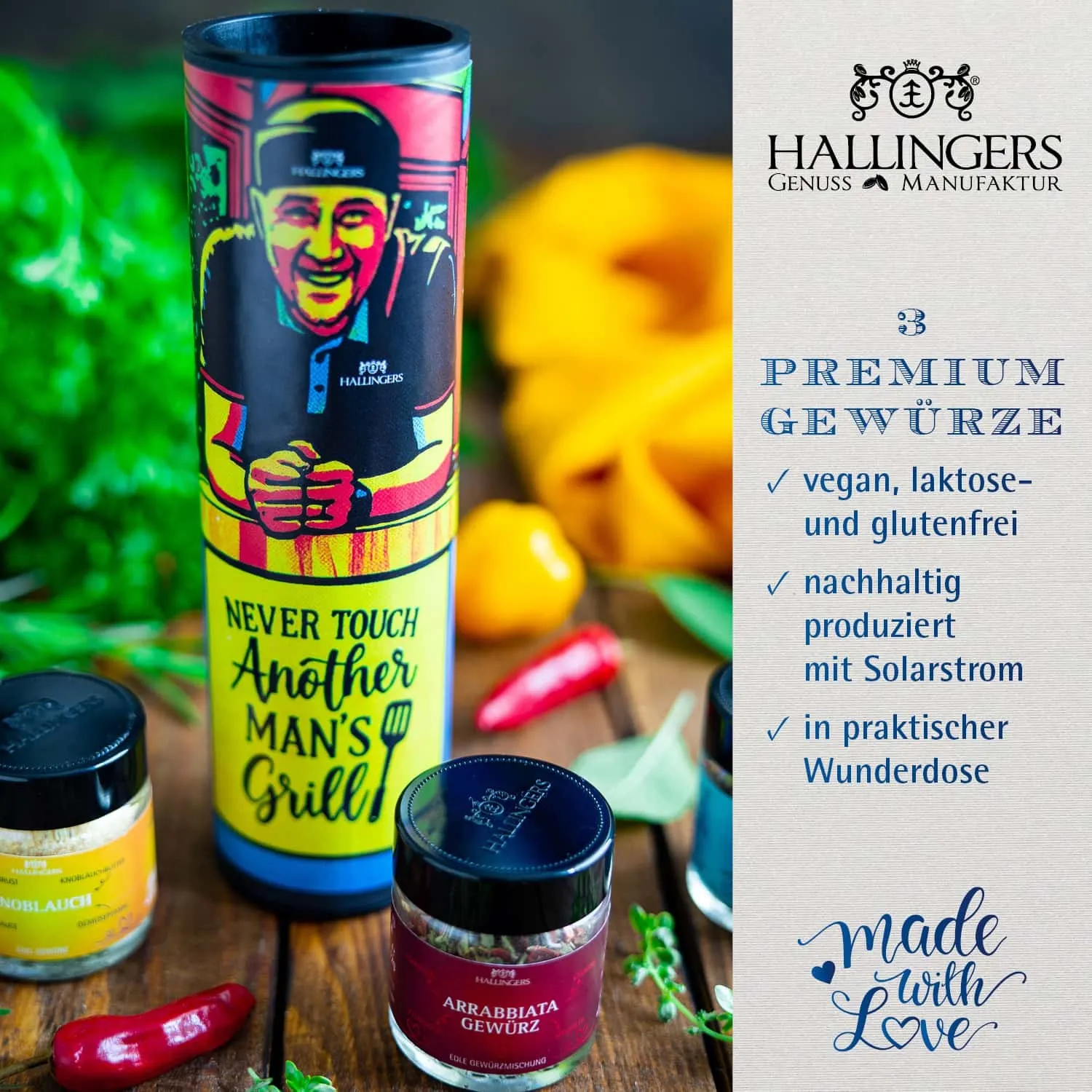 GEWÜRZ SET IN DER GESCHENK-DOSE - 3 Gewürze aus aller Welt als exklusives Gourmet-Probierset, stilvoll verpackt in einer hochwertigen Geschenk-Dose. Die besondere Geschenkidee für Feinschmecker, Hobbyköche & genussvolle Momente