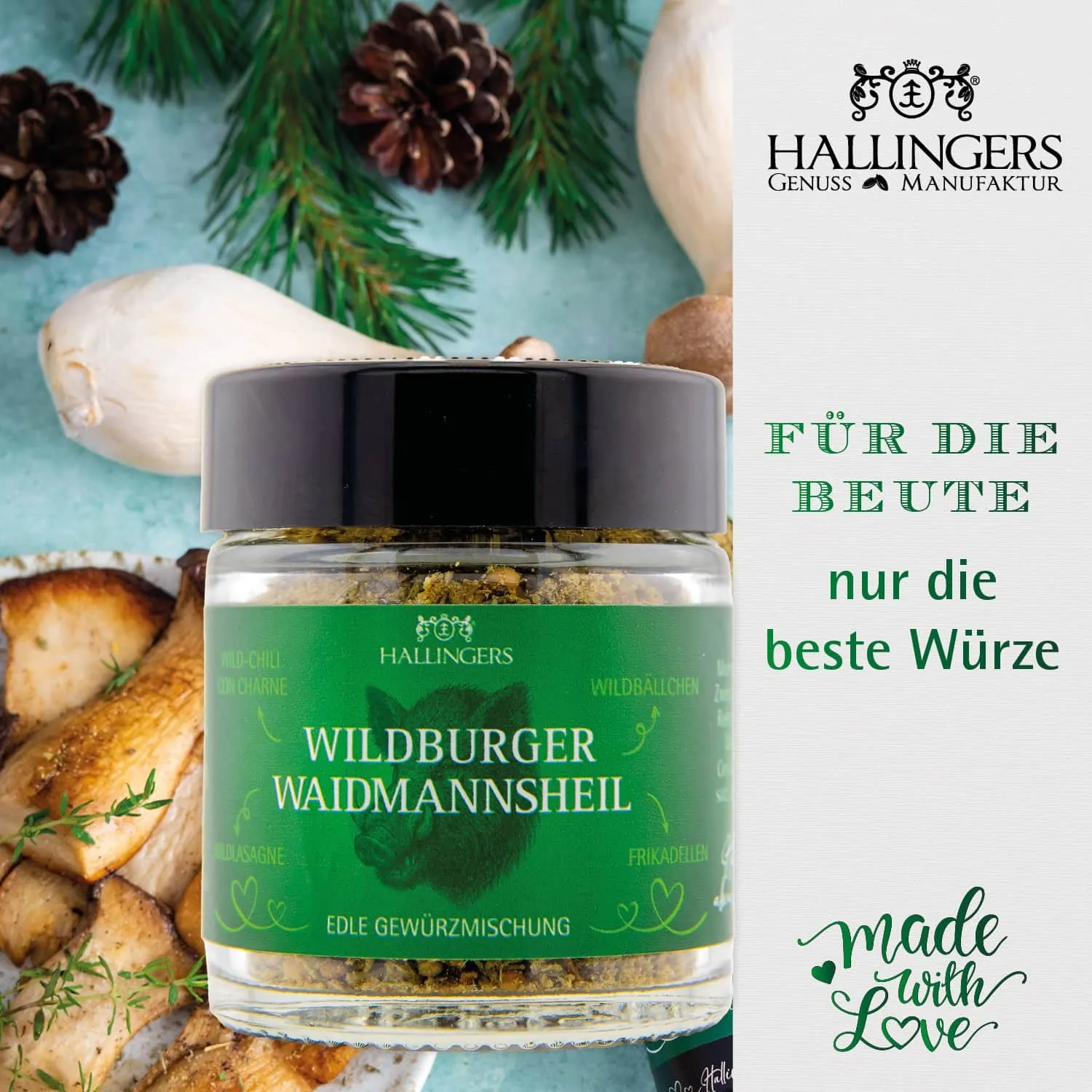 Genuss für alle, die Wald, Wild und Würze lieben.