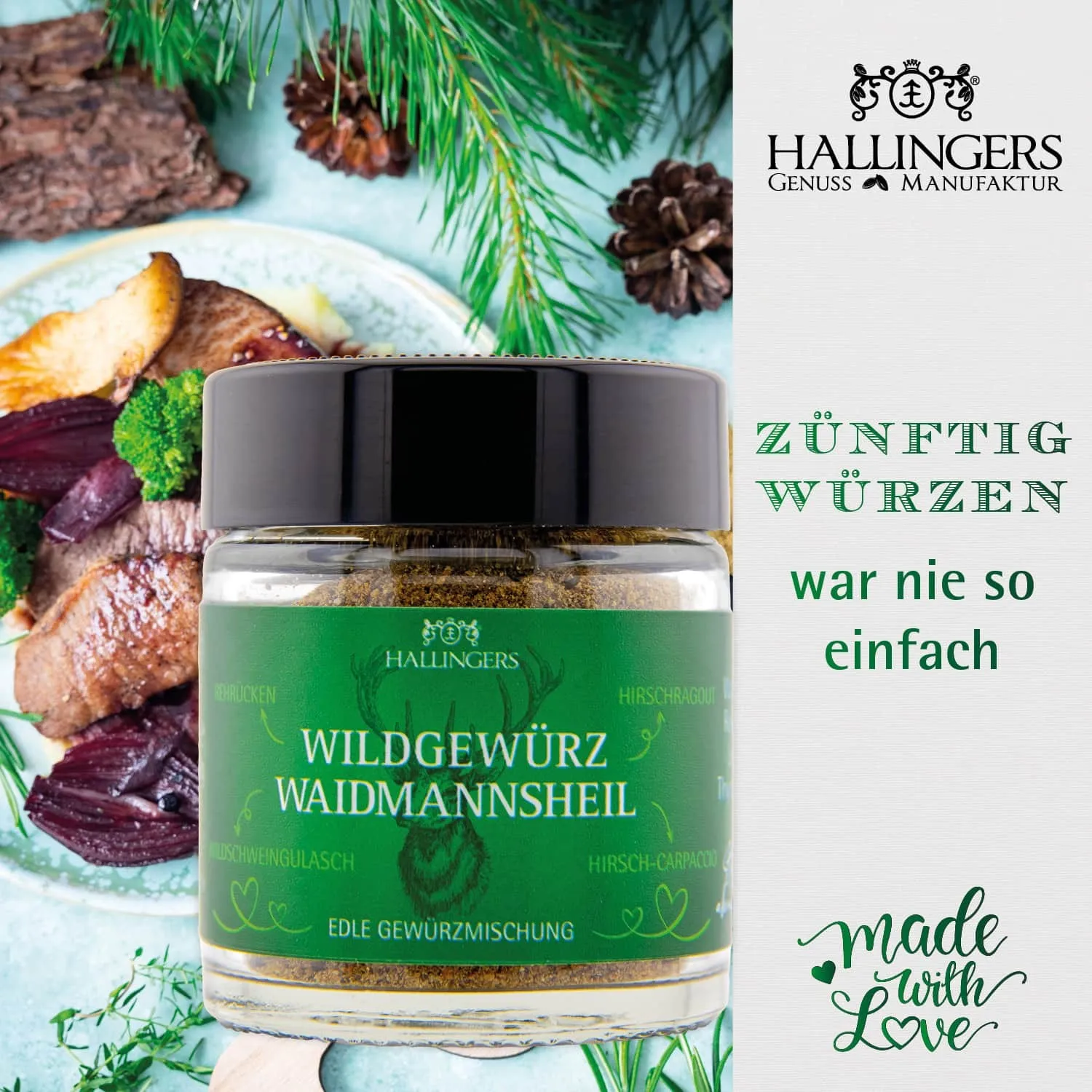 Waidmannsdank in feinster kulinarischer Form.