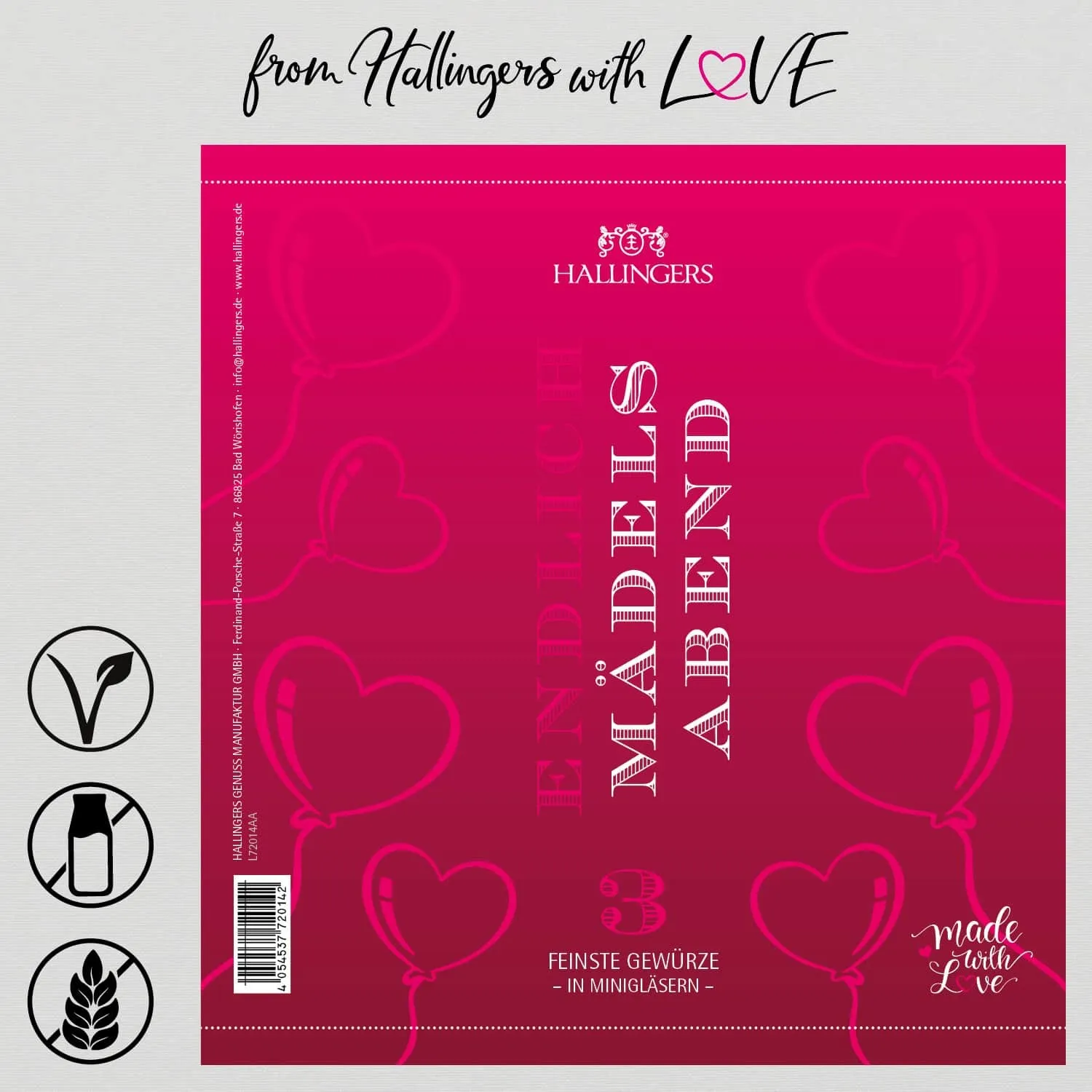 Endlich Mädels-Abend (3 Gewürze im Glas)