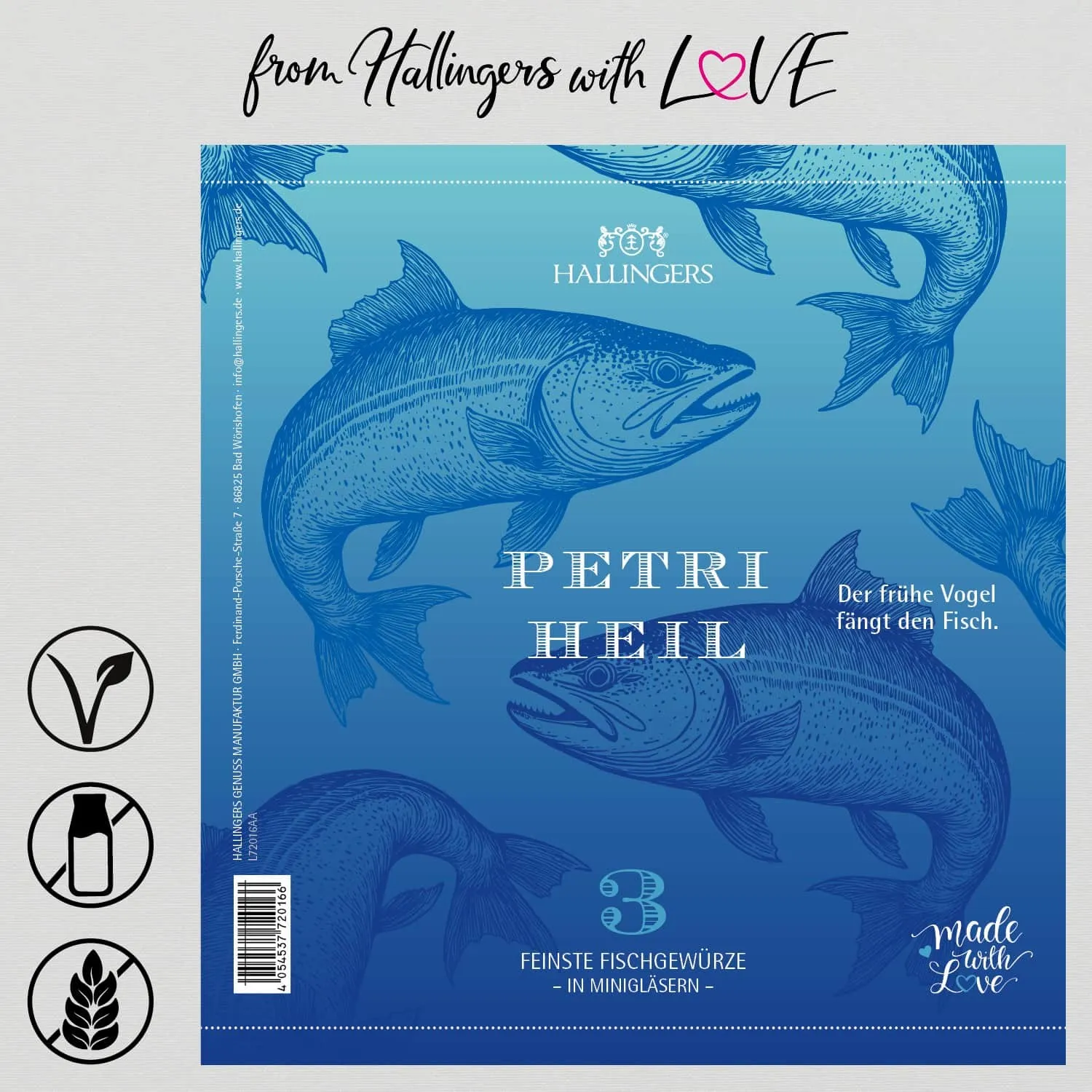 Petri Heil (3 Fischergewürze im Glas)