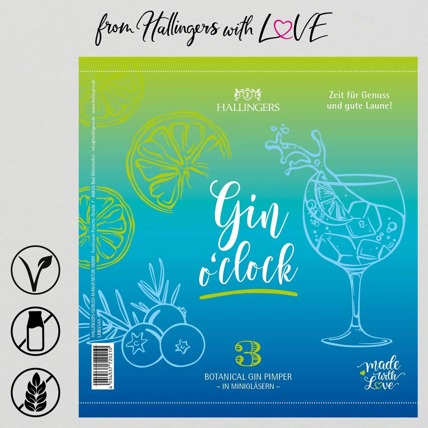 Gin o\clock (3 Botanicals im Glas)