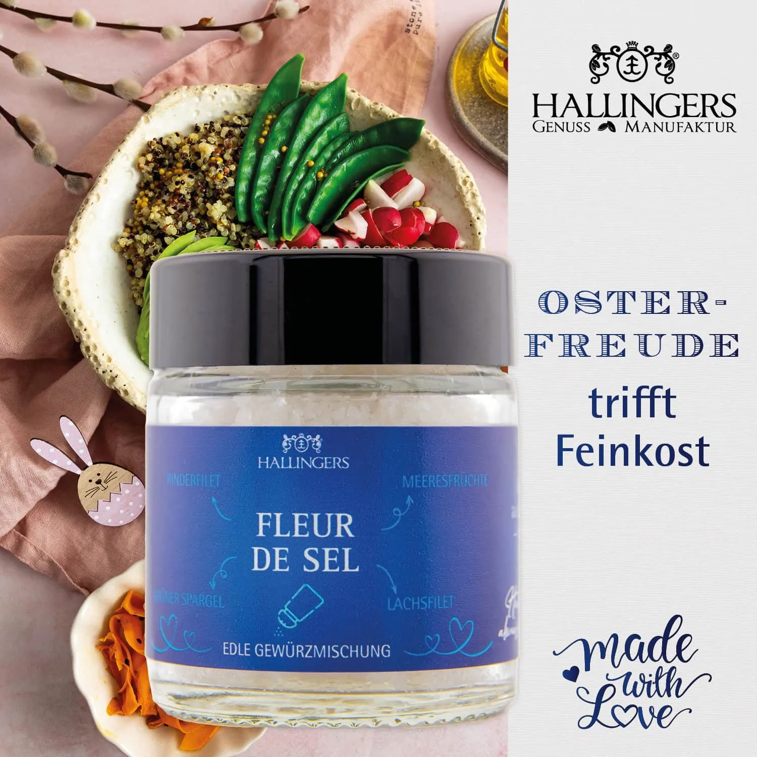 Ein Geschenk, das lange Freude macht und rund ums Osterfest für würzige Momente sorgt.