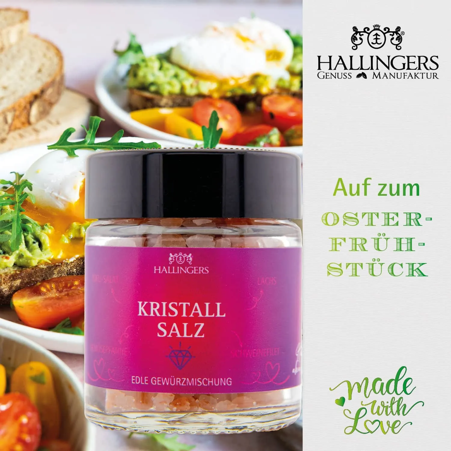 Sag Frohe Ostern mal anders  mit Genuss und Stil aus unserer Manufaktur.