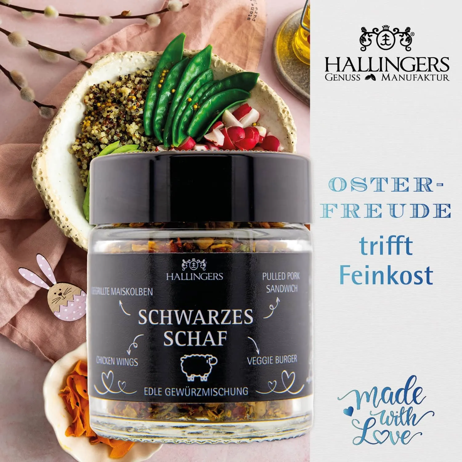 Ein Geschenk, das lange Freude macht und rund ums Osterfest für würzige Momente sorgt.