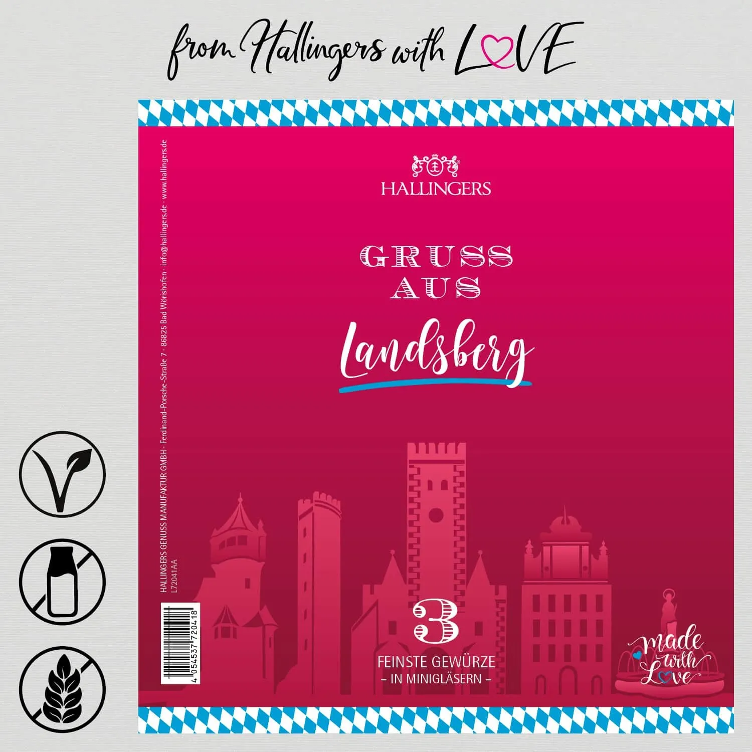 Gruß aus Landsberg (3 Gewürze im Glas)