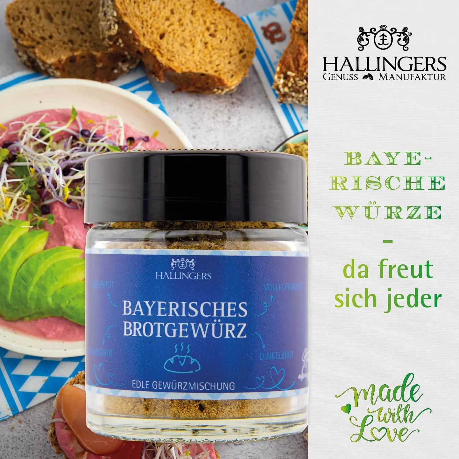 Ideal für deftige Küche, Brotzeit oder als Geschenk mit Biergarten-Charme.