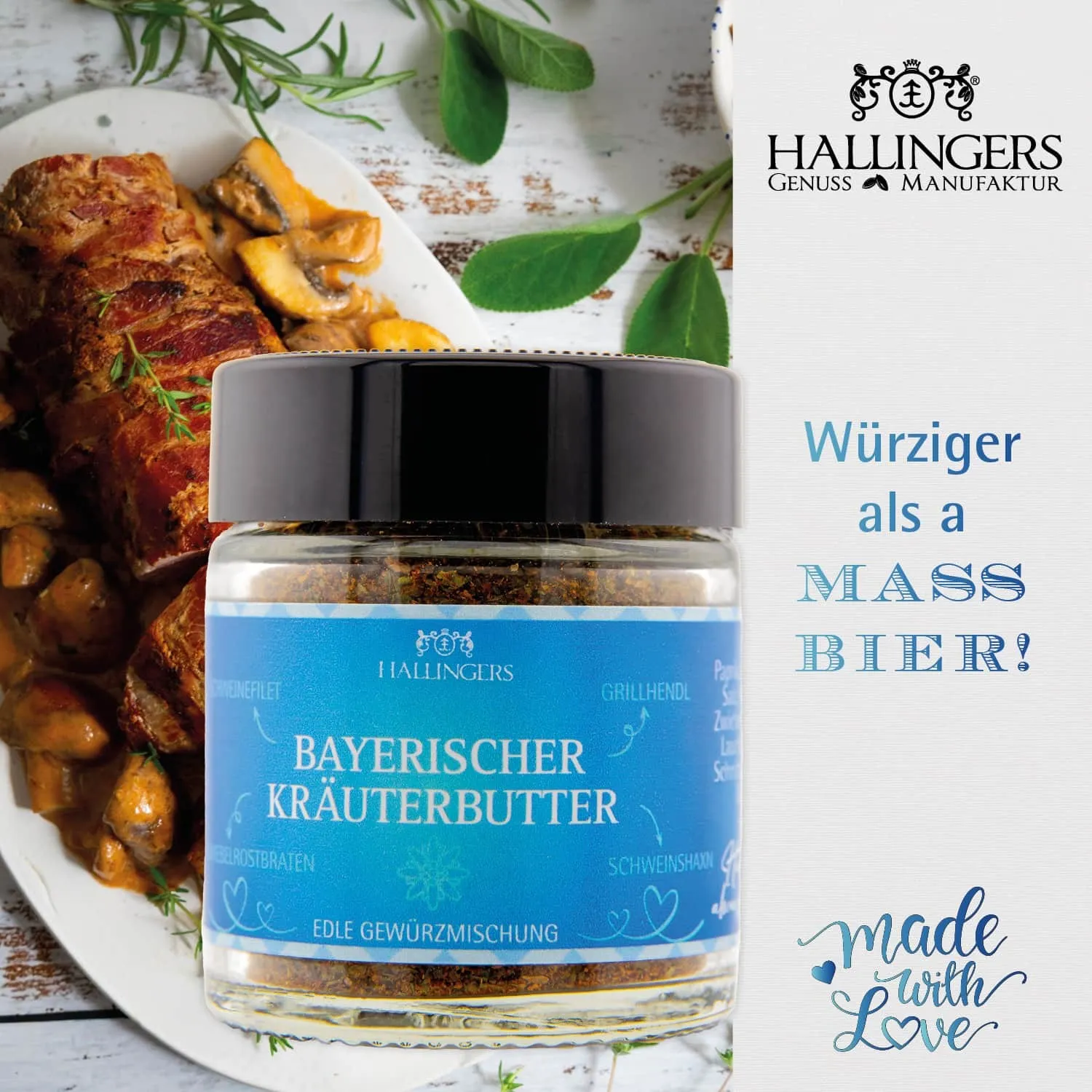 Genieße den Geschmack der Region  mit drei handverlesenen Gewürzen aus unserer Manufaktur.