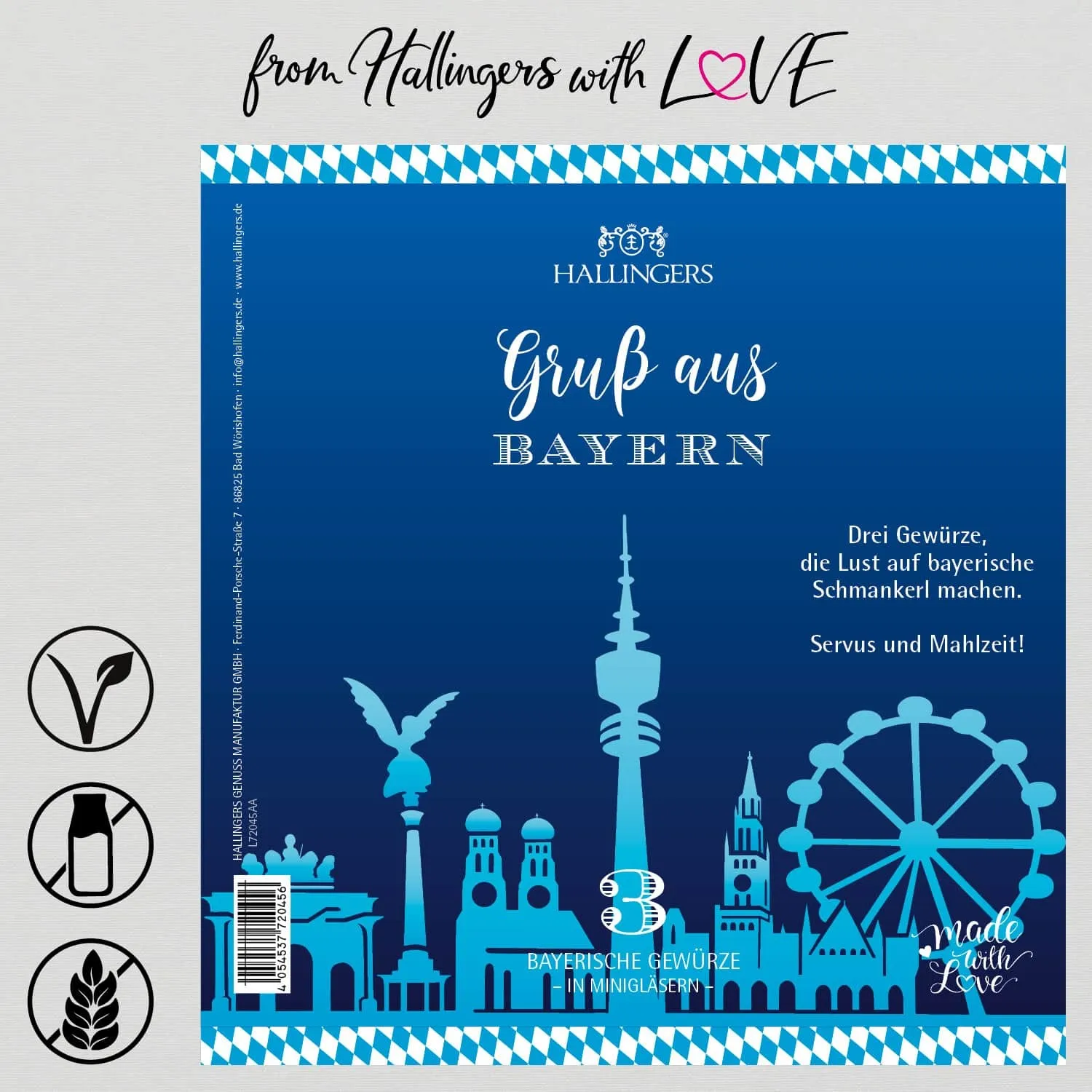 Gruß aus Bayern (3 Gewürze im Glas)