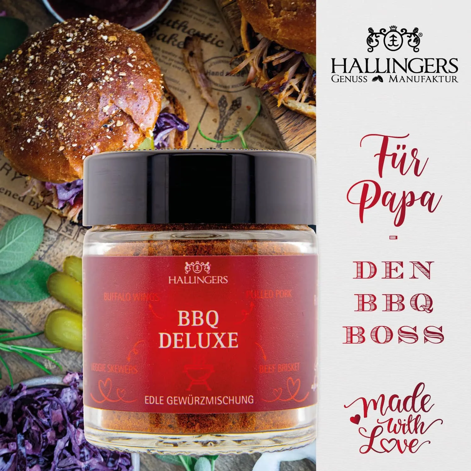 Mit Liebe gemischt, für echte Genießer.