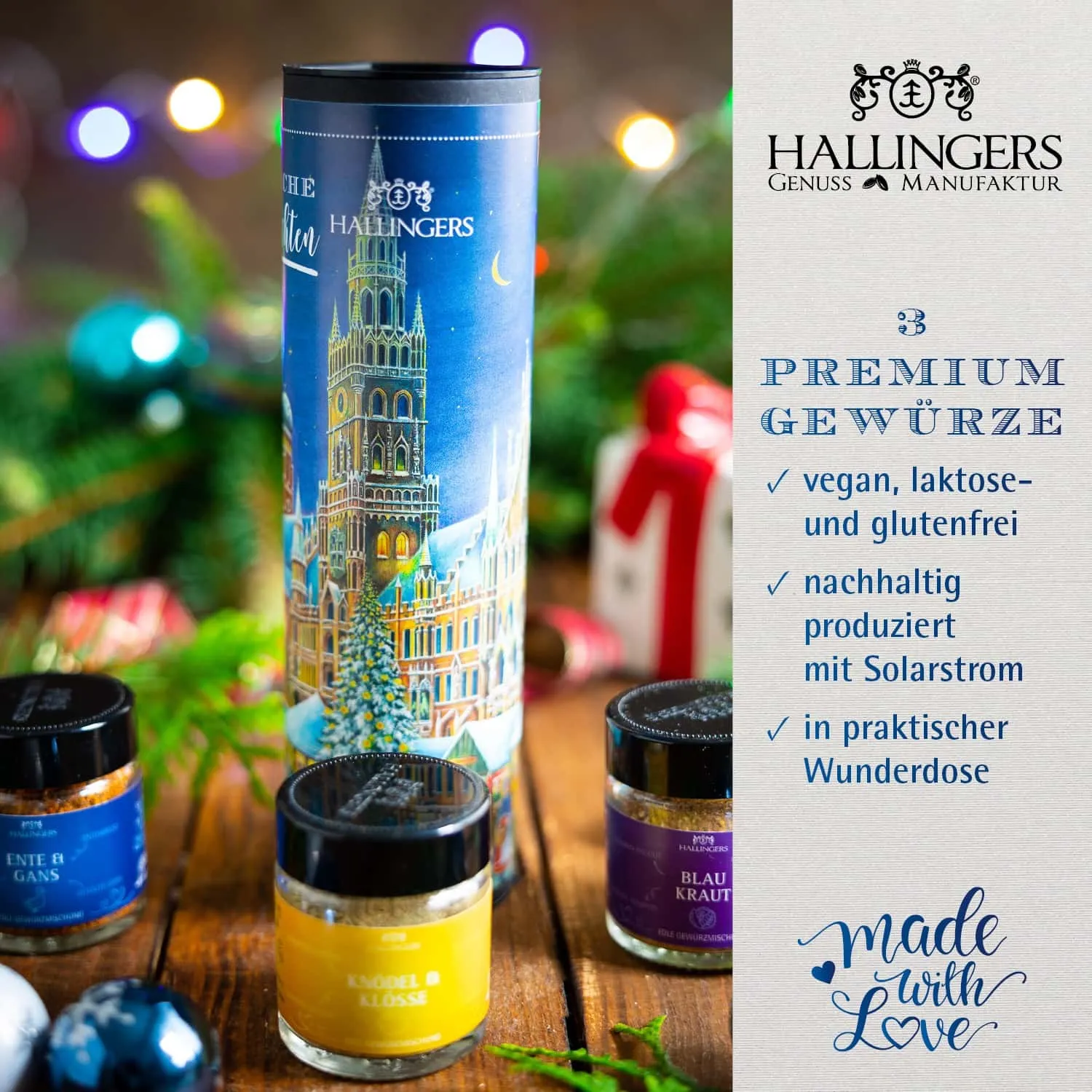 GEWÜRZ SET IN DER GESCHENK-DOSE - 3 Gewürze aus aller Welt als exklusives Gourmet-Probierset, stilvoll verpackt in einer hochwertigen Geschenk-Dose. Die besondere Geschenkidee für Feinschmecker, Hobbyköche & genussvolle Momente