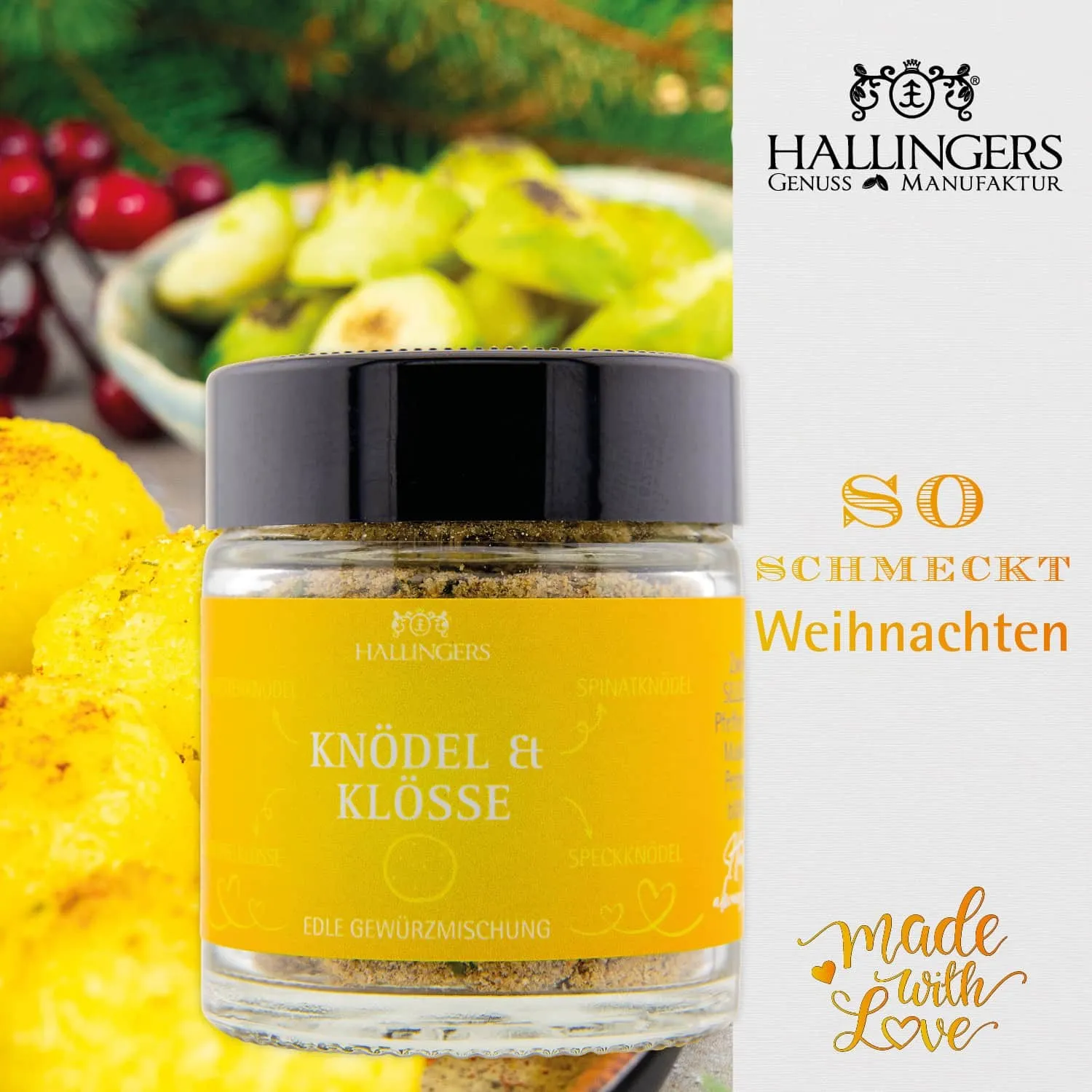 Genieße den Geschmack der Region  mit drei handverlesenen Gewürzen aus unserer Manufaktur.