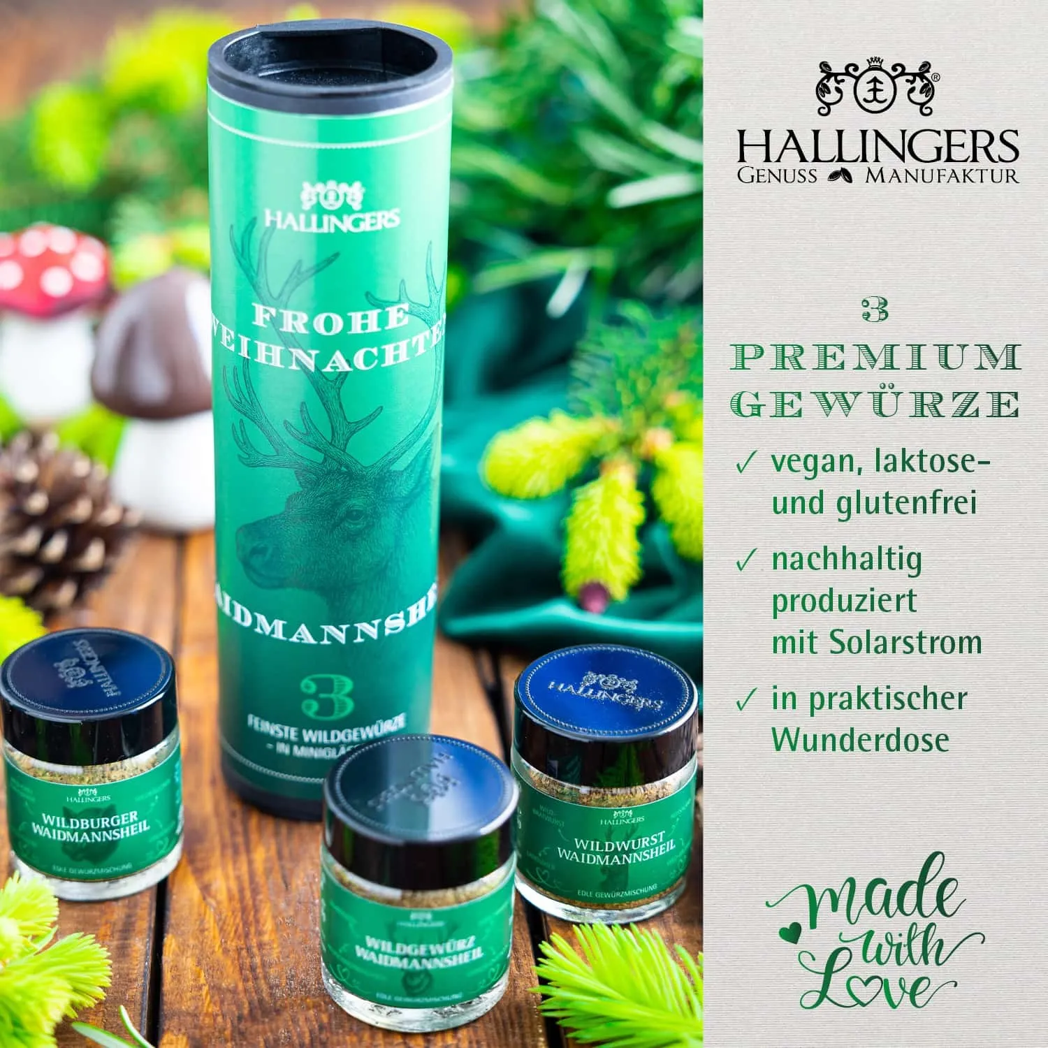 GEWÜRZ SET IN DER GESCHENK-DOSE - 3 Gewürze aus aller Welt als exklusives Gourmet-Probierset, stilvoll verpackt in einer hochwertigen Geschenk-Dose. Die besondere Geschenkidee für Feinschmecker, Hobbyköche & genussvolle Momente