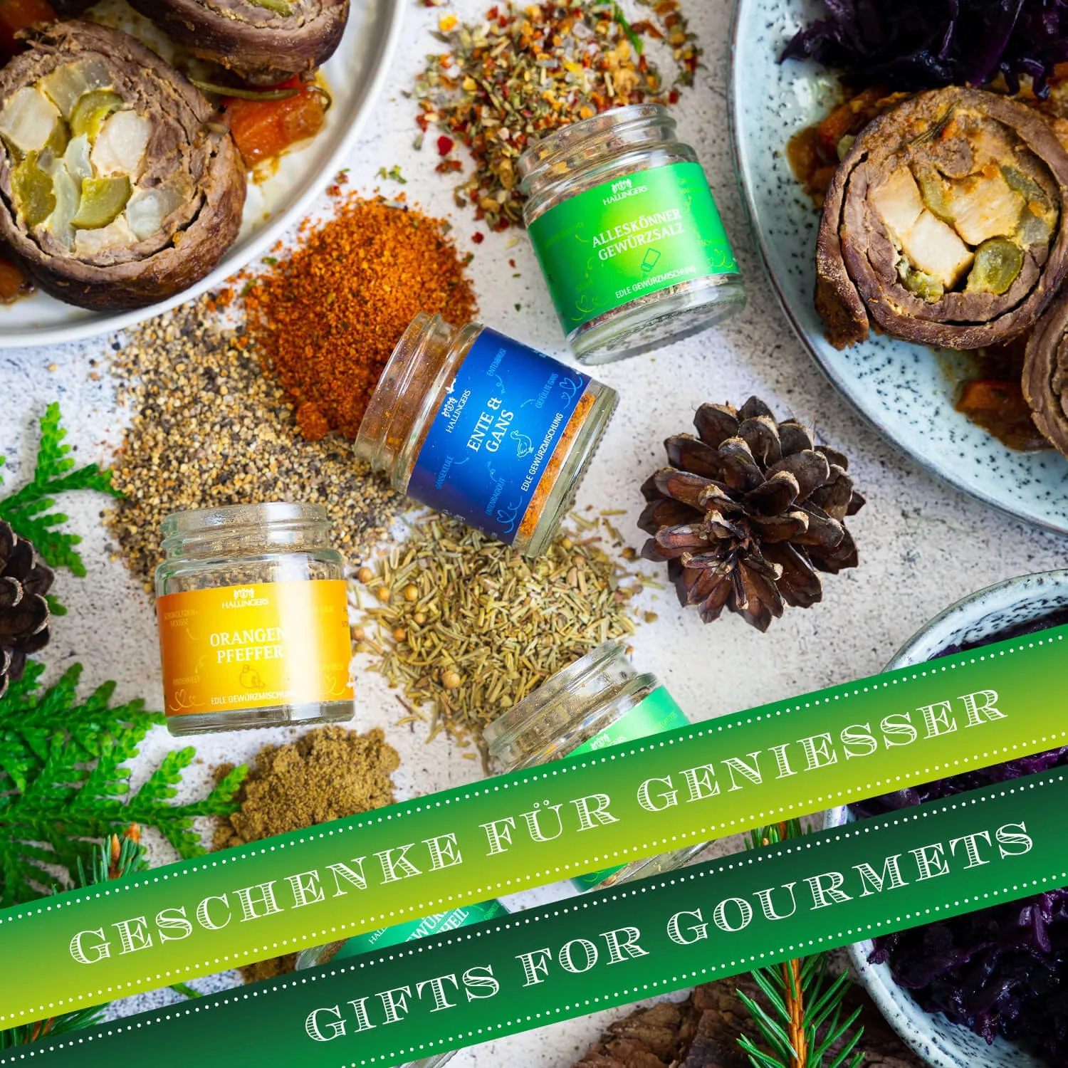 Würzen Sie ganz schnell und einfach Ihr Gericht und verleihen Sie diesem Ihre individuelle, ganz persönliche Note!