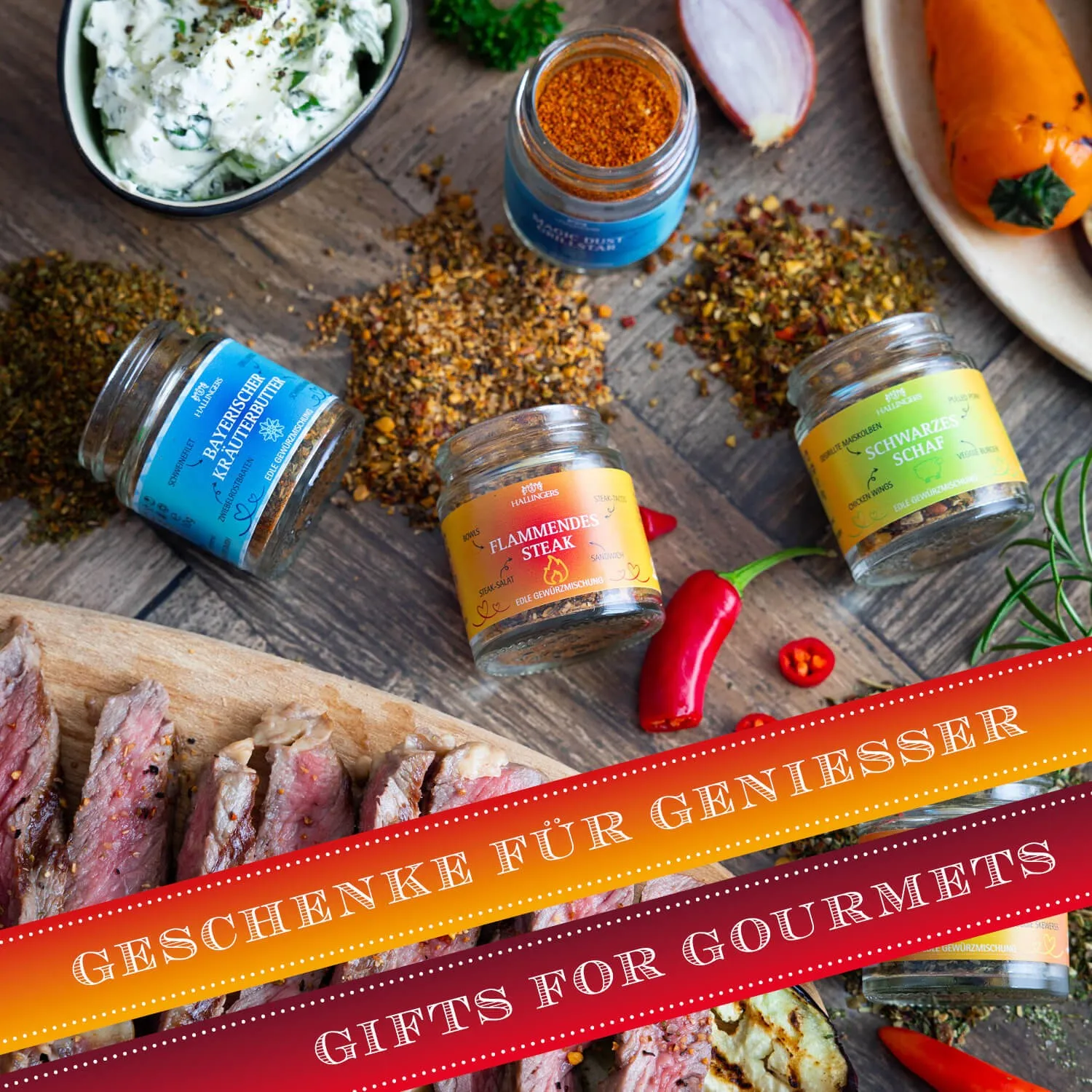 Würzen Sie ganz schnell und einfach Ihr Gericht und verleihen Sie diesem Ihre individuelle, ganz persönliche Note!