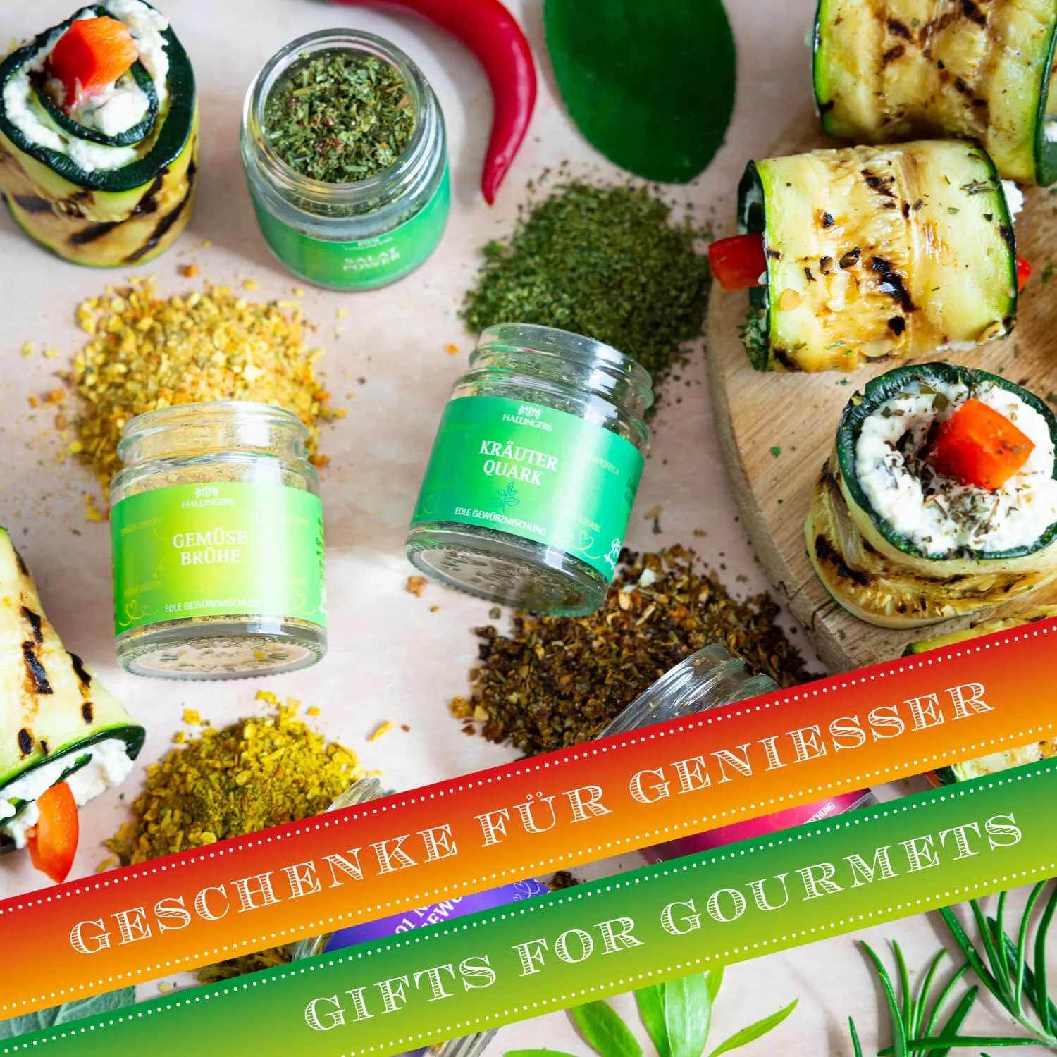 Ein super Probier-Set für alle Genießer, Gourmets und Kochfans oder die, die es werden wollen. Für mehr Spaß beim Grillen, Kochen und in der Küche!