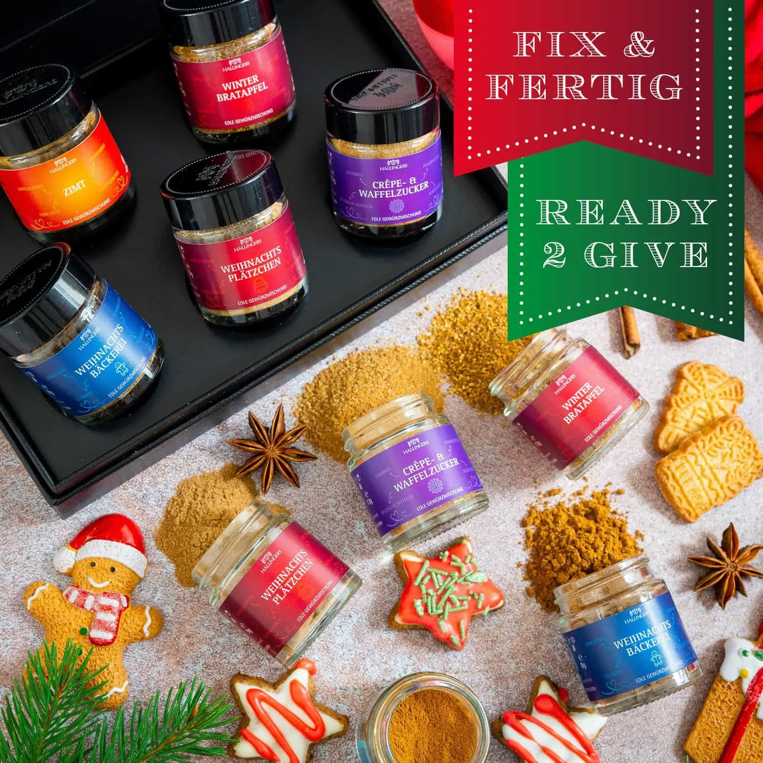 Die Verpackungsdesigns von Hallingers sind international ausgezeichnet (u.a. Red Dot Design Award, German Design Award Special Mention).