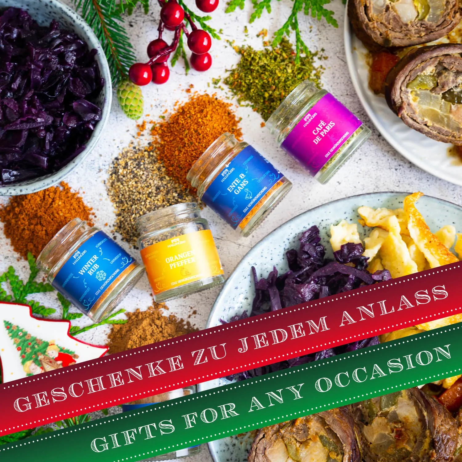 Ein super Probier-Set für alle Genießer, Gourmets und Kochfans oder die, die es werden wollen. Für mehr Spaß beim Grillen, Kochen und in der Küche!