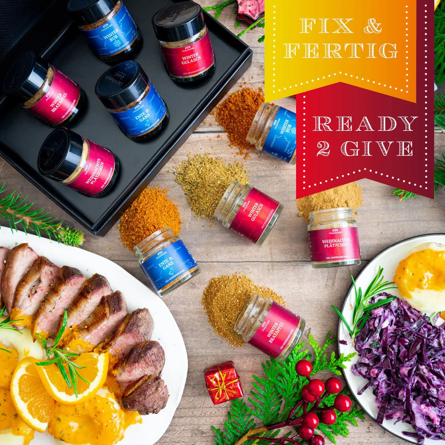 Die Verpackungsdesigns von Hallingers sind international ausgezeichnet (u.a. Red Dot Design Award, German Design Award Special Mention).