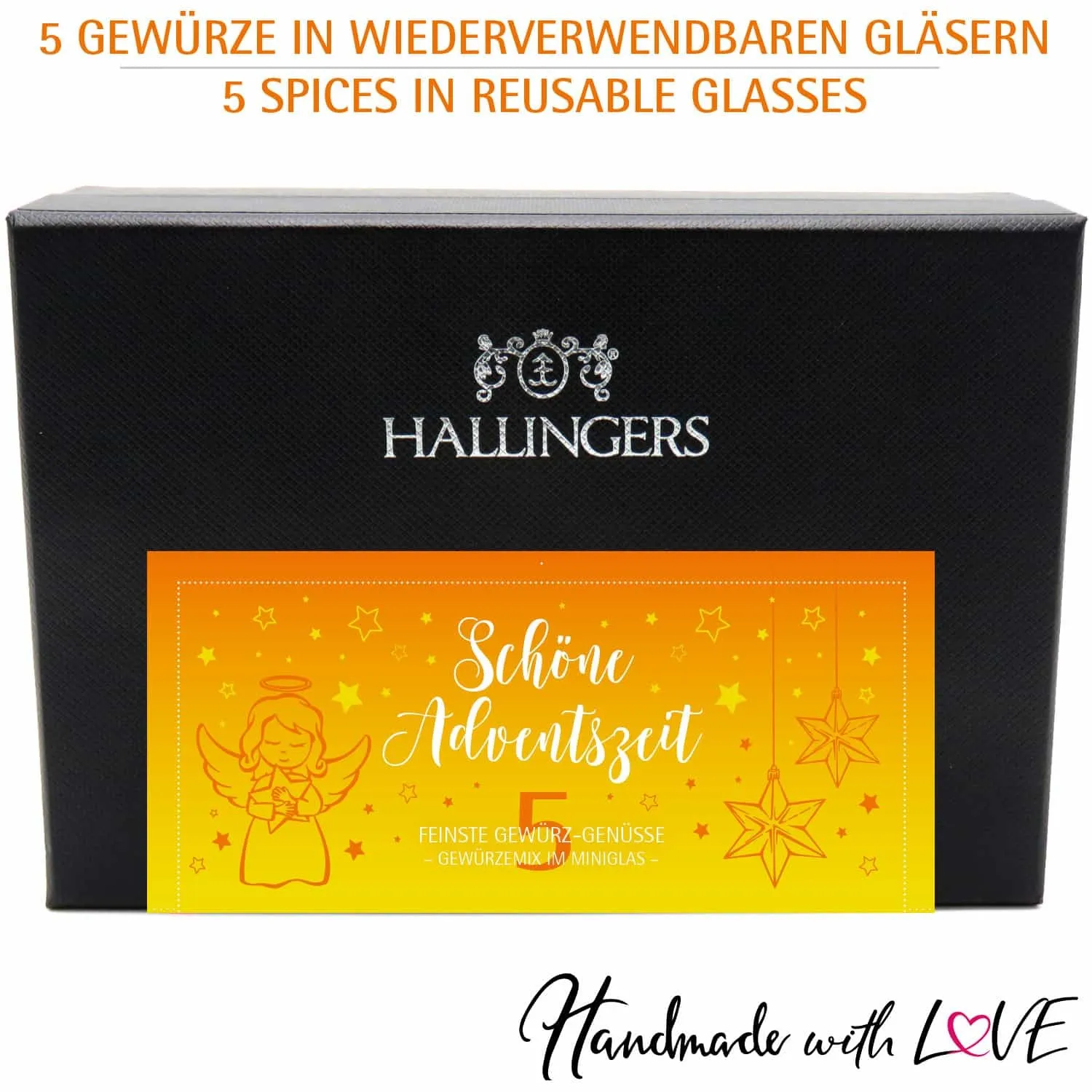 Schöne Adventszeit (5 Winter-Gewürze im Glas)