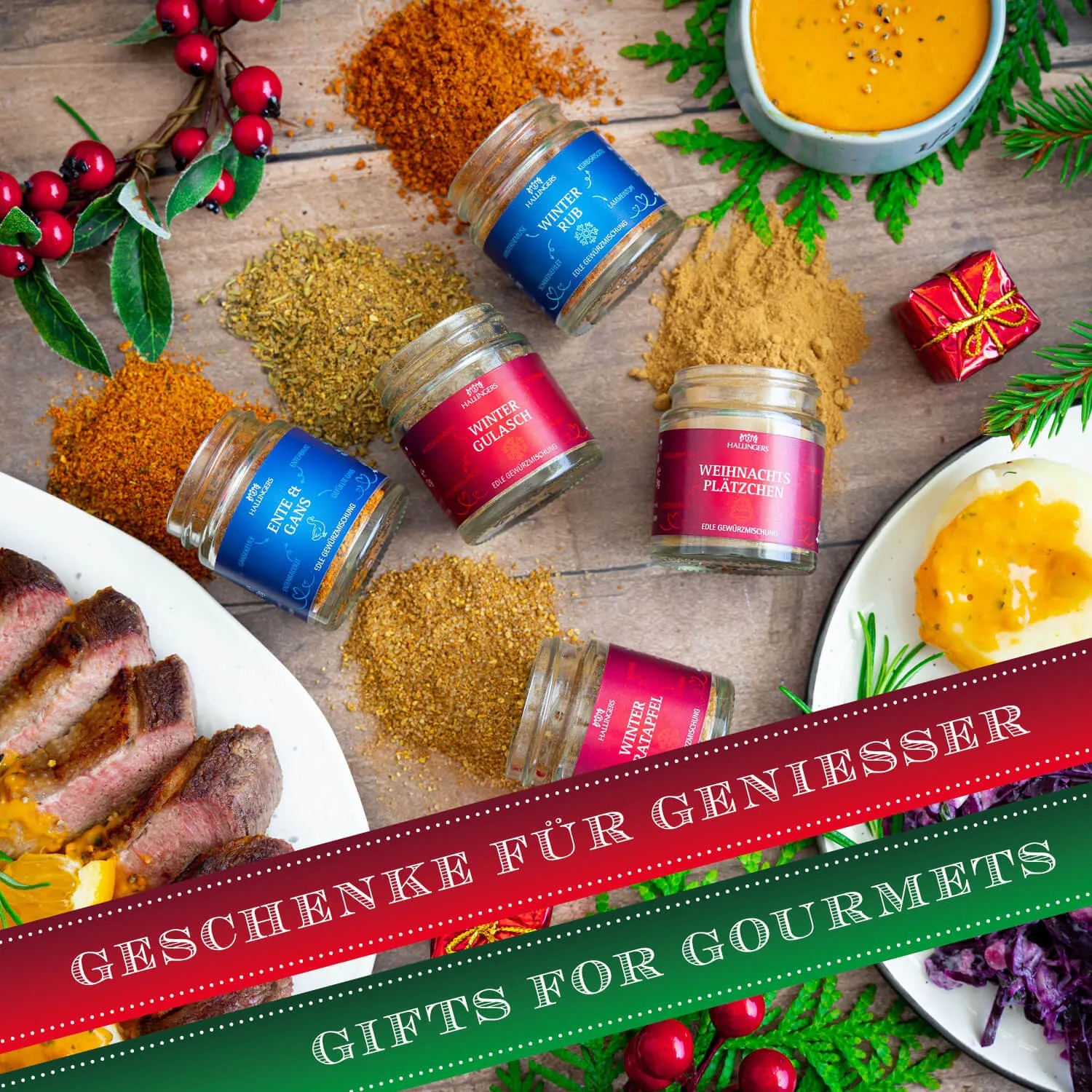 Ein super Probier-Set für alle Genießer, Gourmets und Kochfans oder die, die es werden wollen. Für mehr Spaß beim Grillen, Kochen und in der Küche!