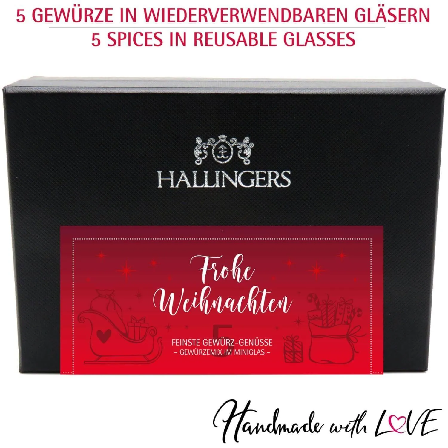 Frohe Weihnachten (5 Winter-Gewürze im Glas)